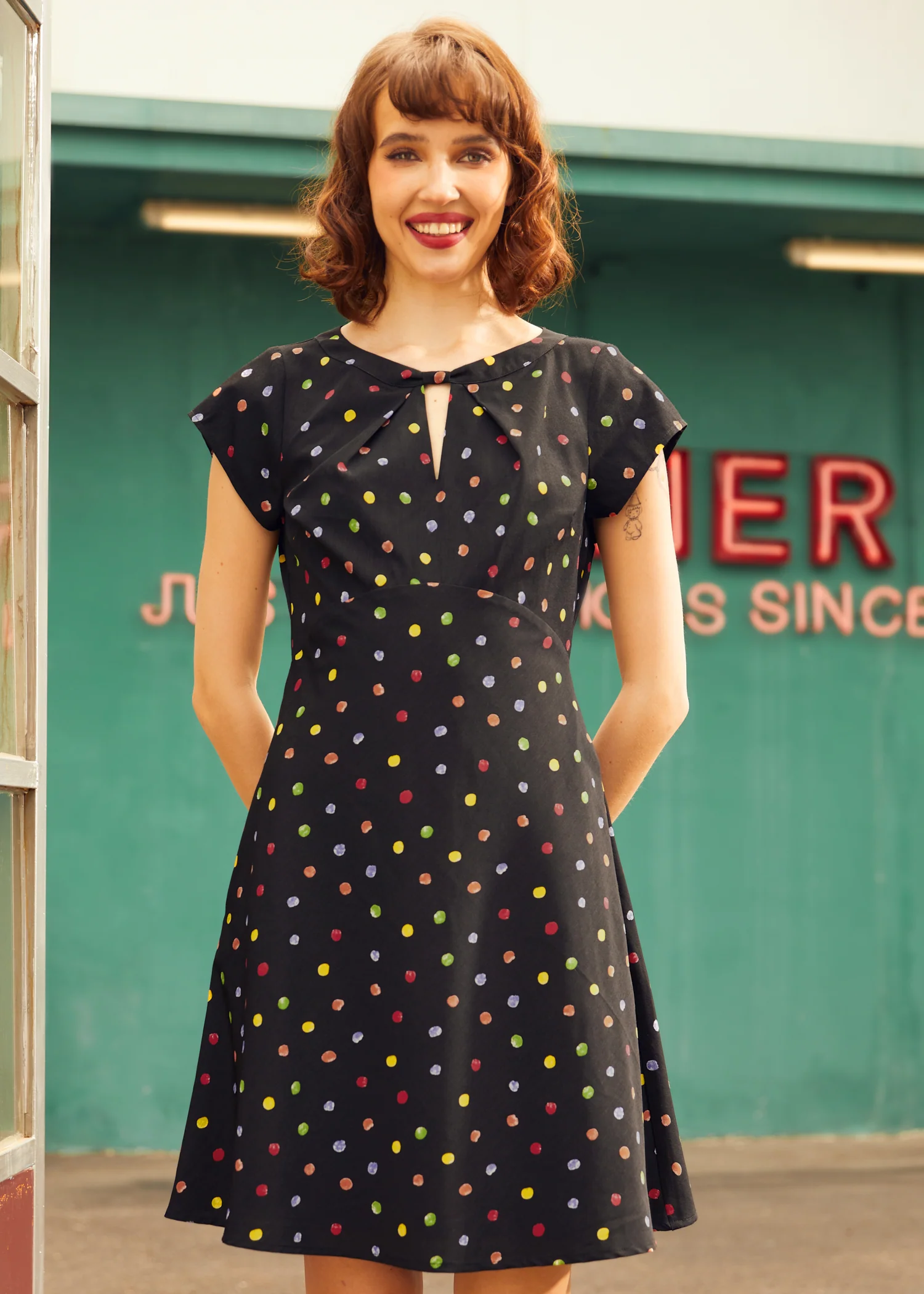 The Dot Dot Diner Dress - Image 6