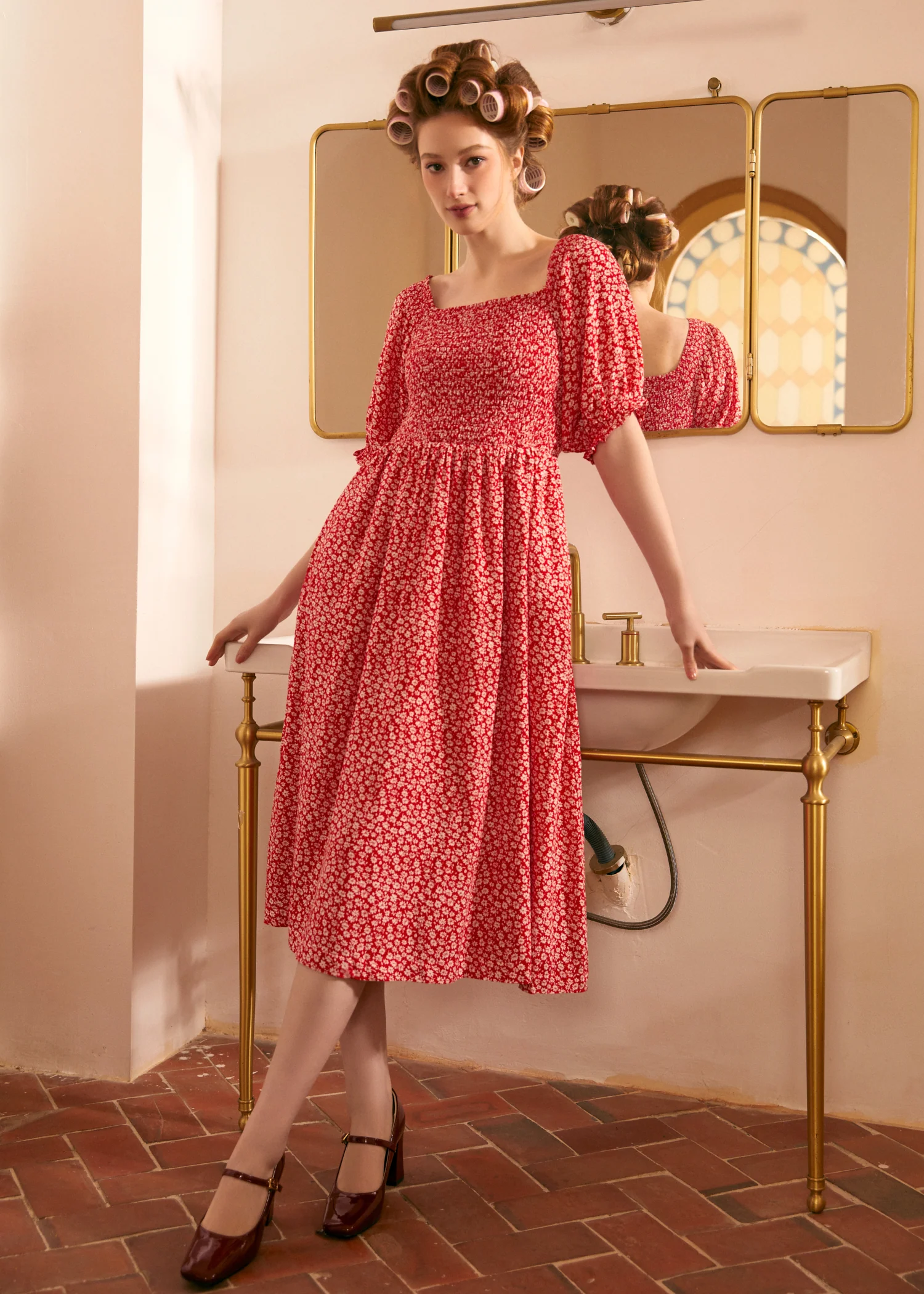 Lilting Love Short Sleeve Babydoll Dress - Image 3