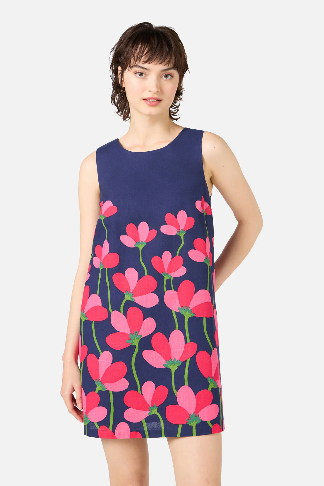 Lulu Flower Shift Dress - Image 2