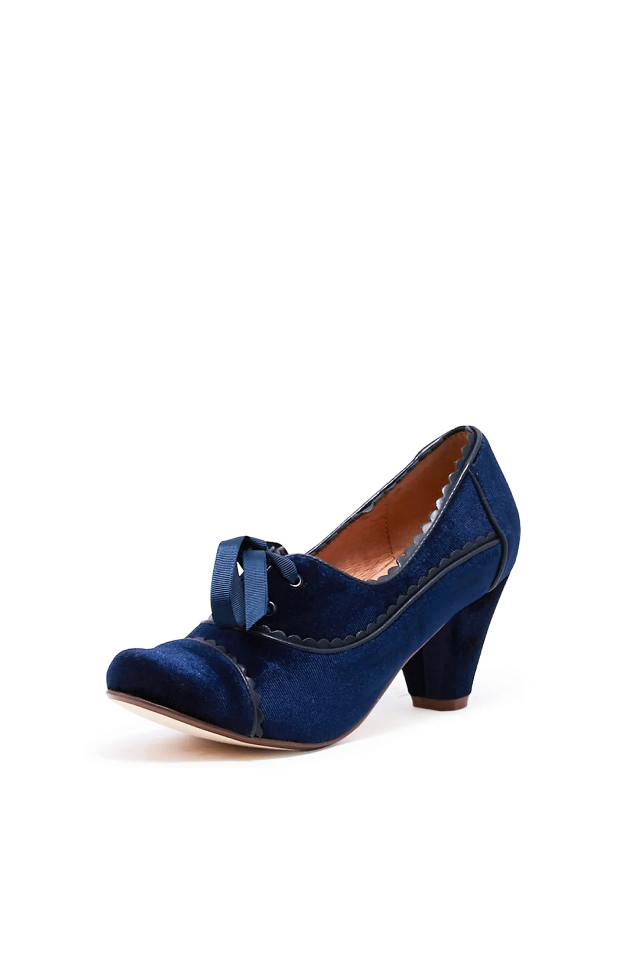 Madison Velvet Retro Heels - Image 13