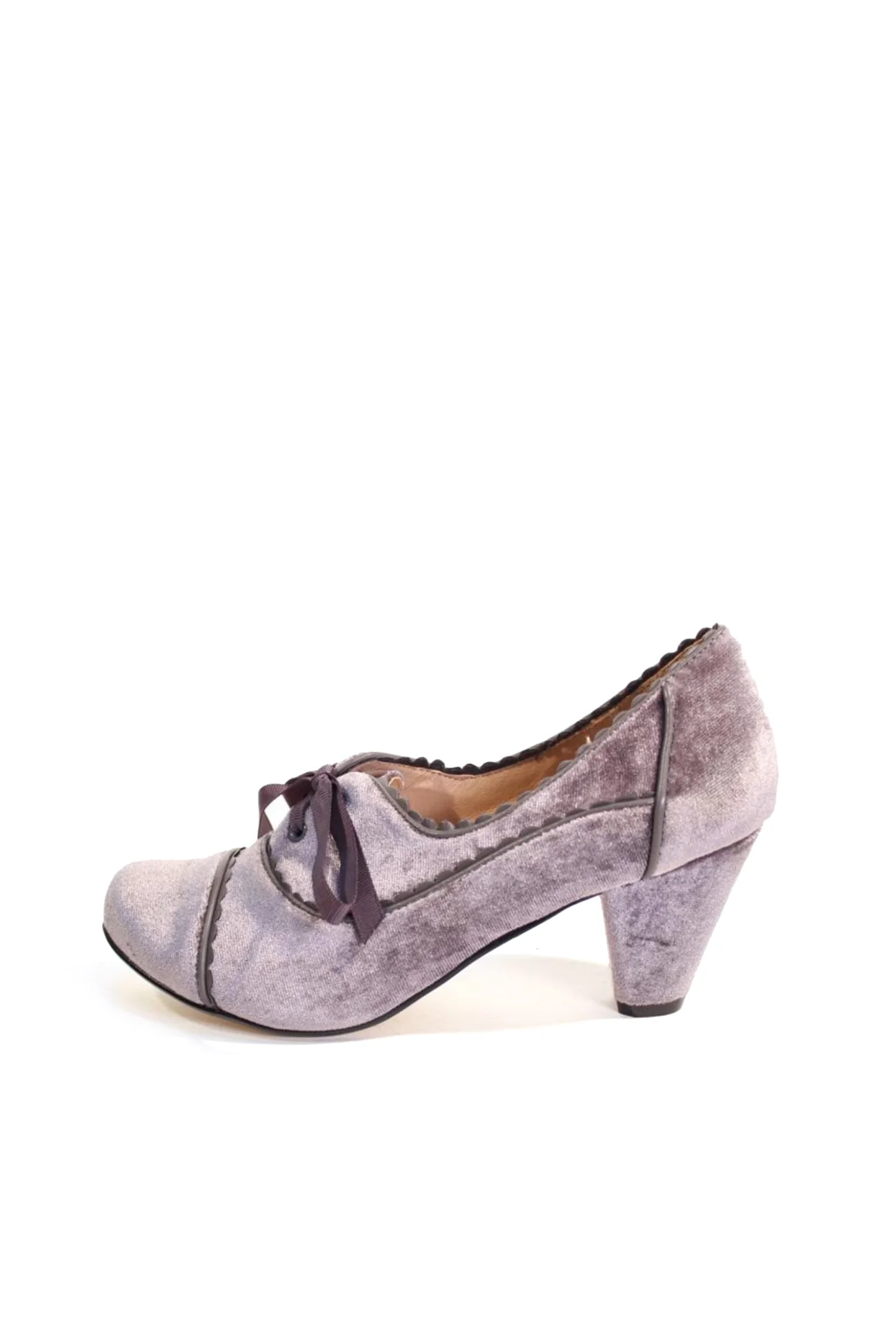 Madison Velvet Retro Heels - Image 19