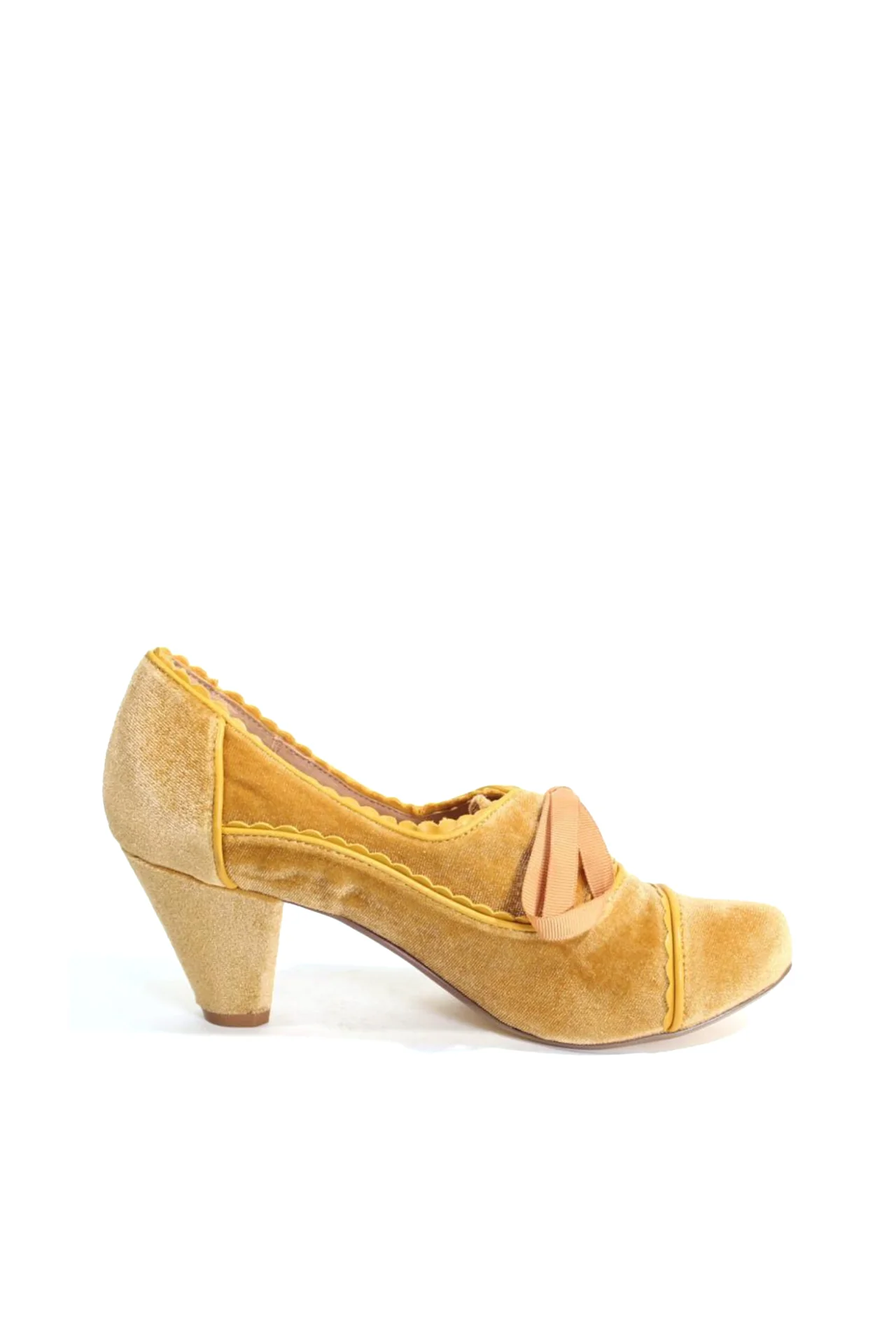 Madison Velvet Retro Heels - Image 21