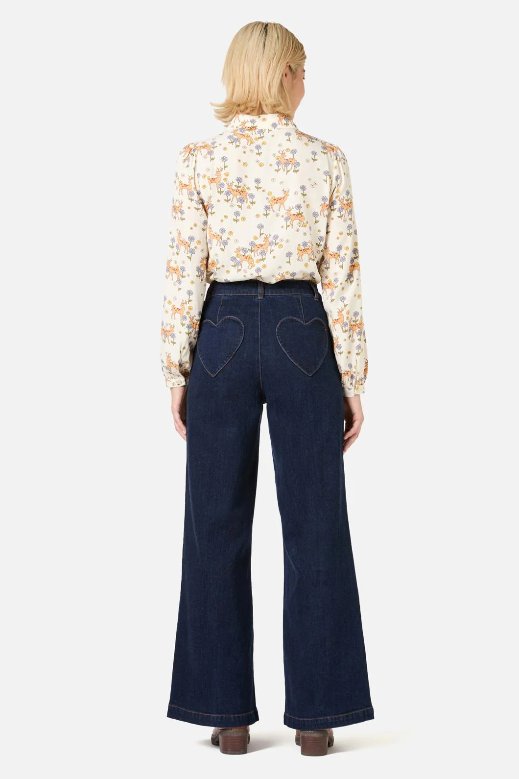 Meadow Deer Long Sleeve Blouse - Image 6