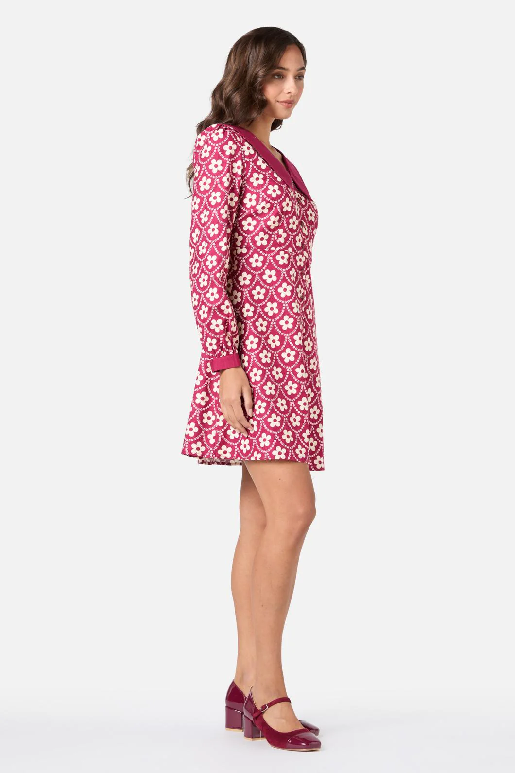 Megan Cute Collar Mini Dress - Image 5