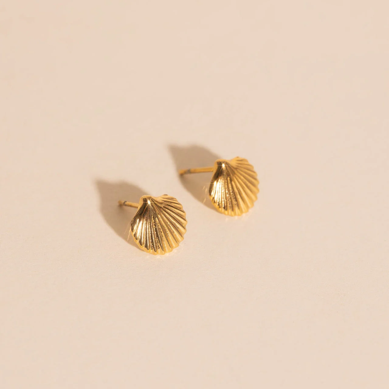 Mini Seashell Stud Earrings - Image 5