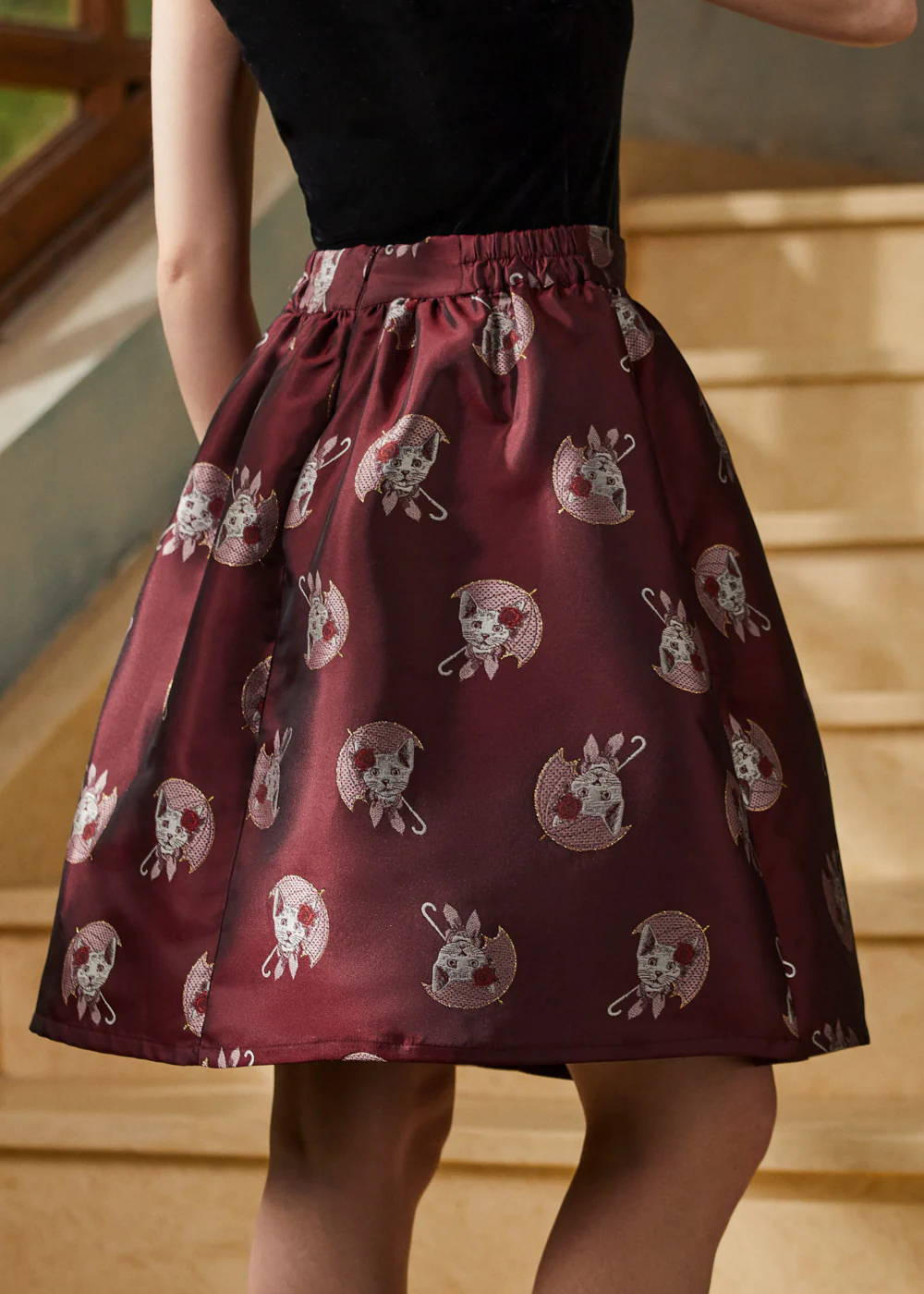 More Than Charming Brocade Skirt - Image 4