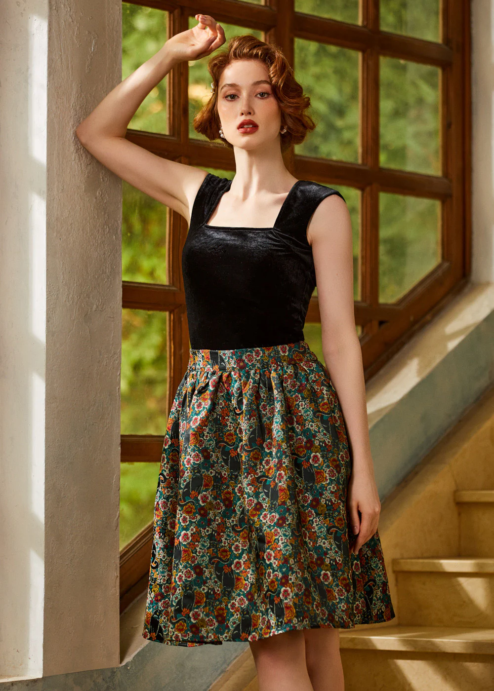 More Than Charming Brocade Skirt - Image 2