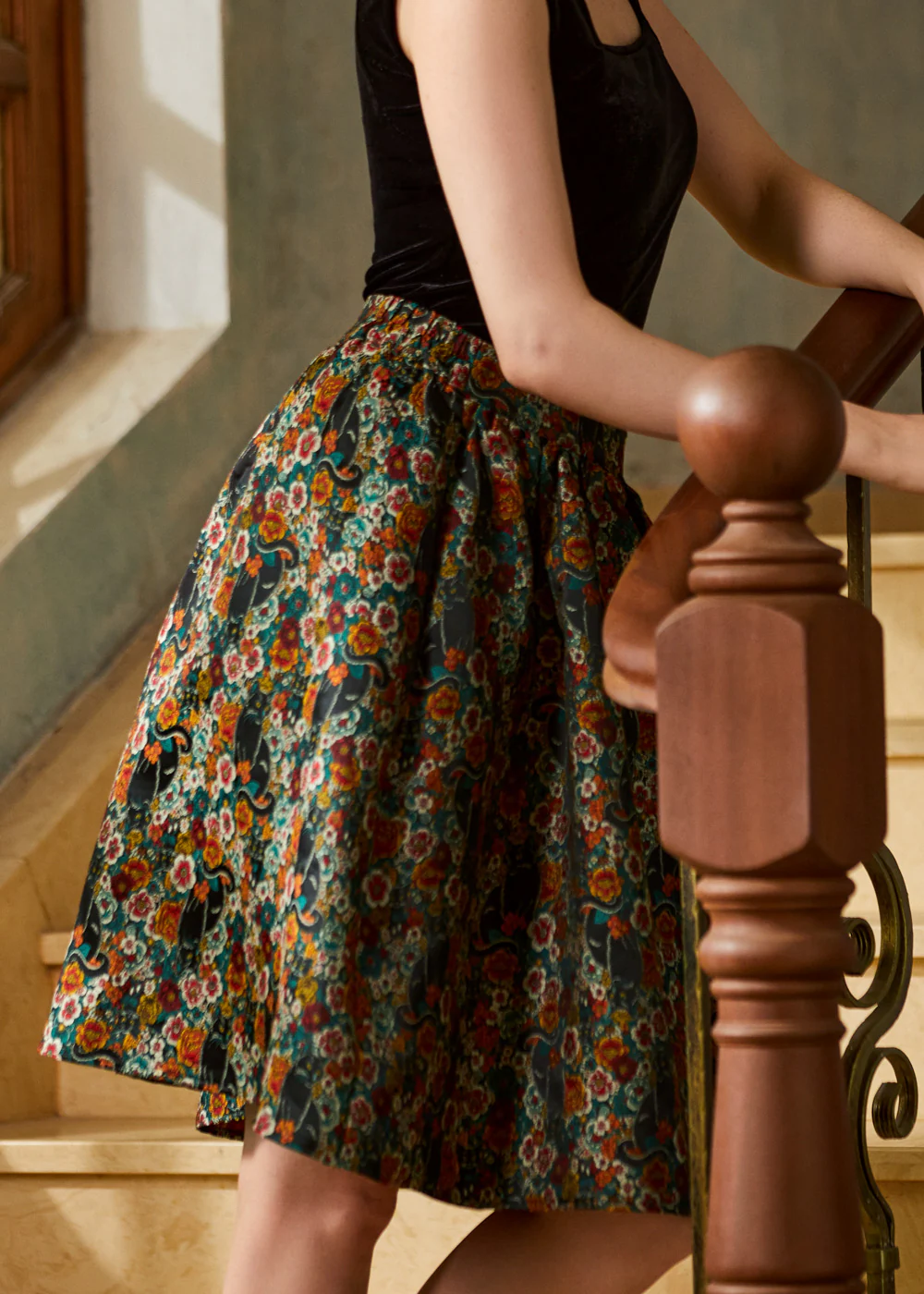 More Than Charming Brocade Skirt - Image 6