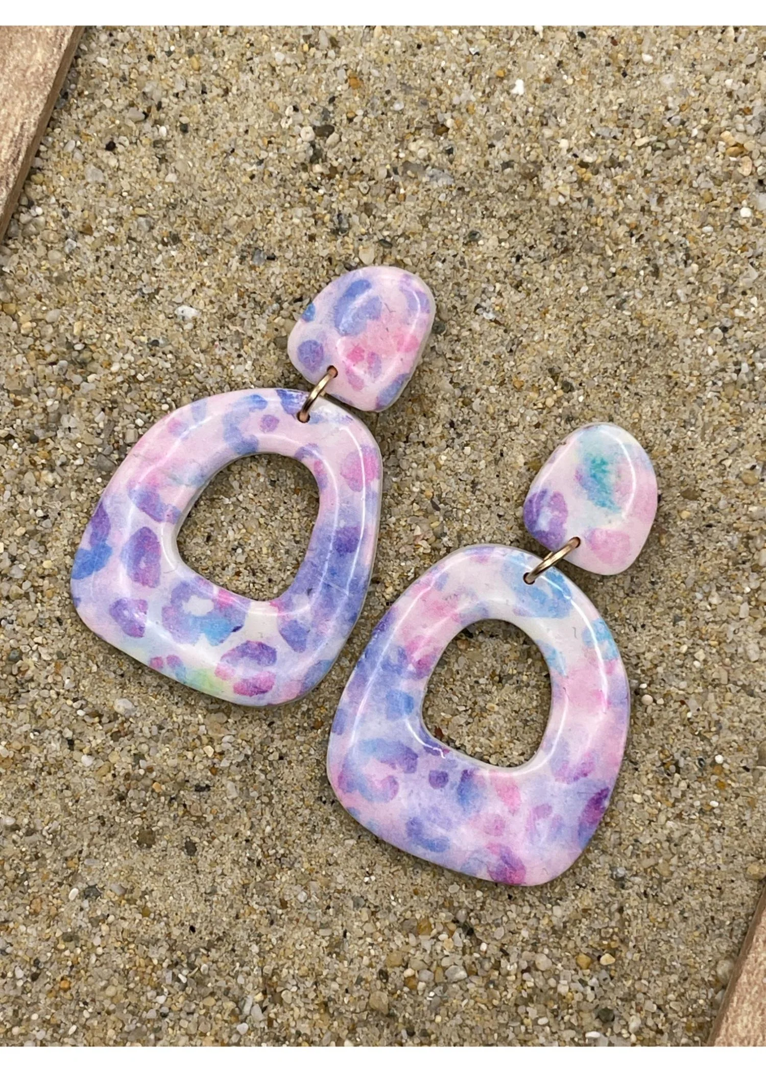 Multi Leopard Printed Earrings