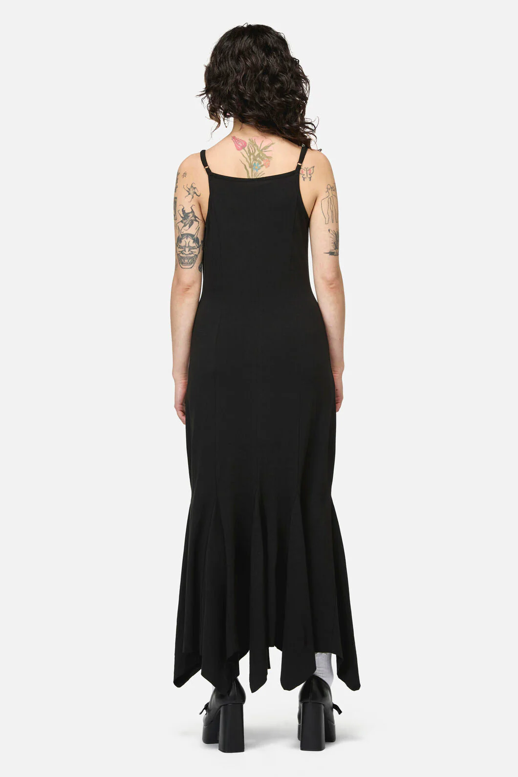 Naiad Goth Maxi Dress - Image 4