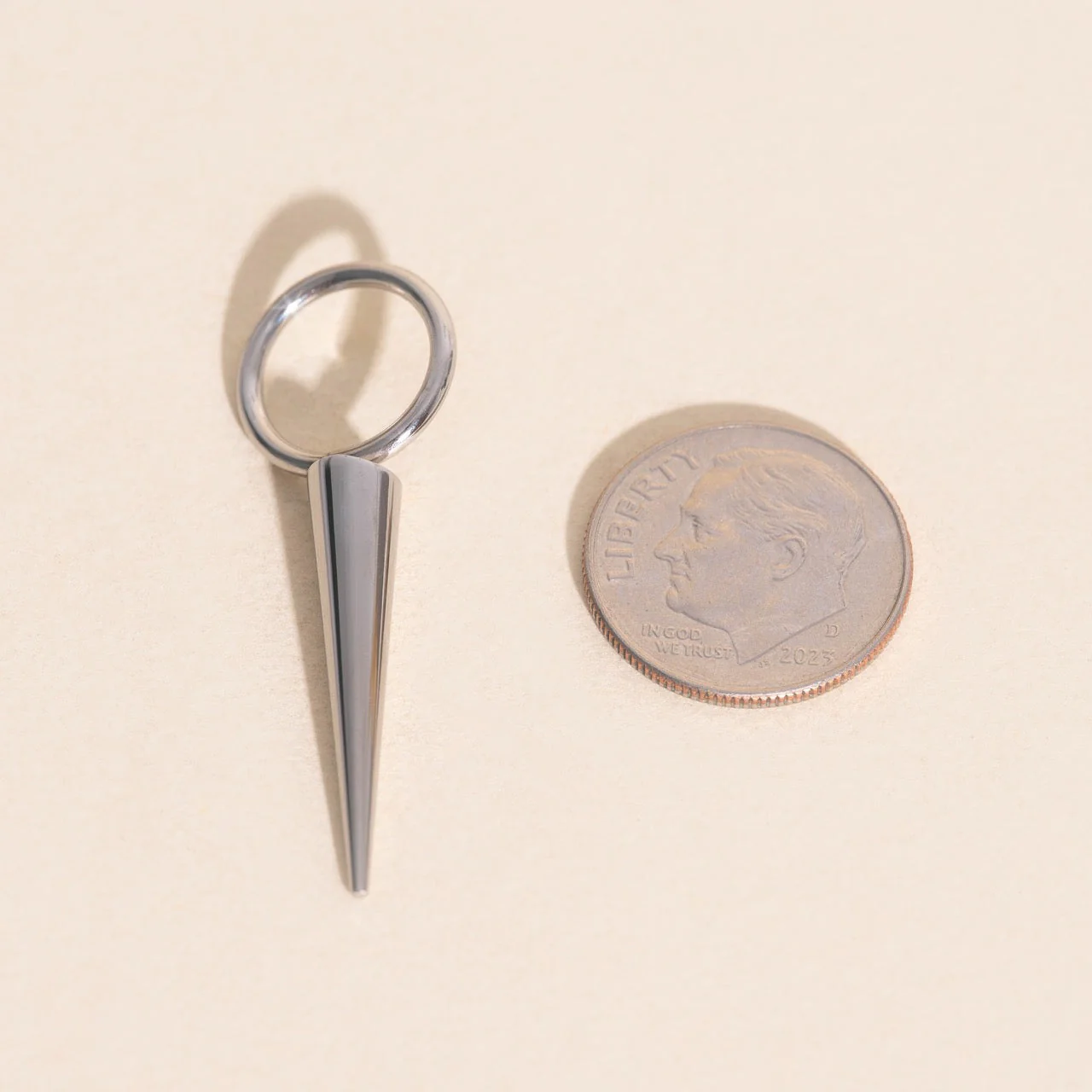 Oversized Spike Necklace Charm - Image 8