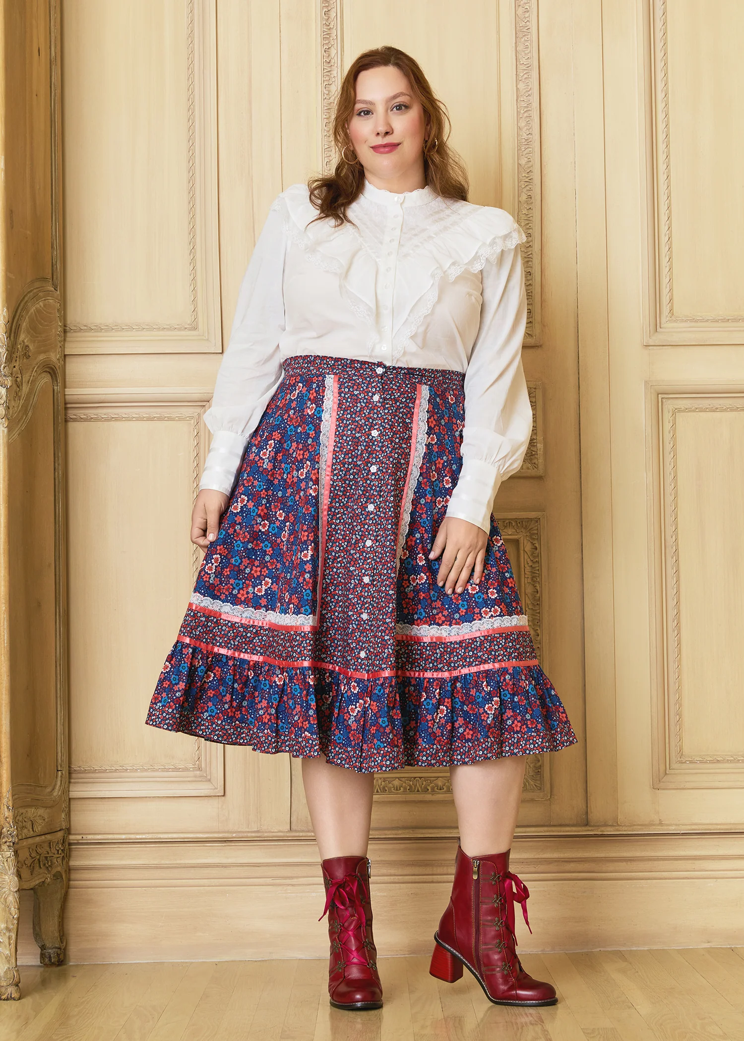 GUNNE SAX for ModCloth's Isabella Midi Skirt - Image 6