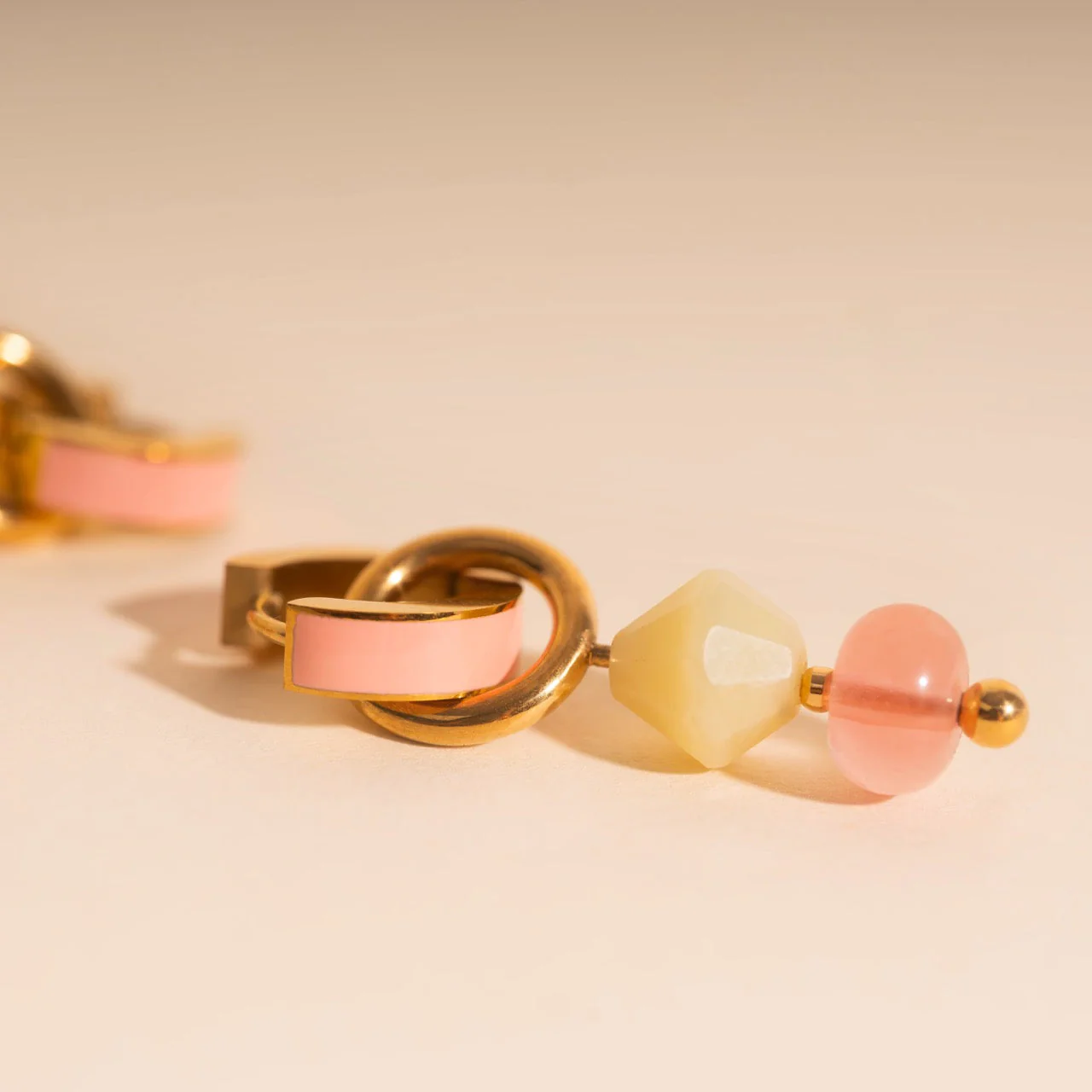 Pink Lemonade Huggie Hoop Charms - Image 5