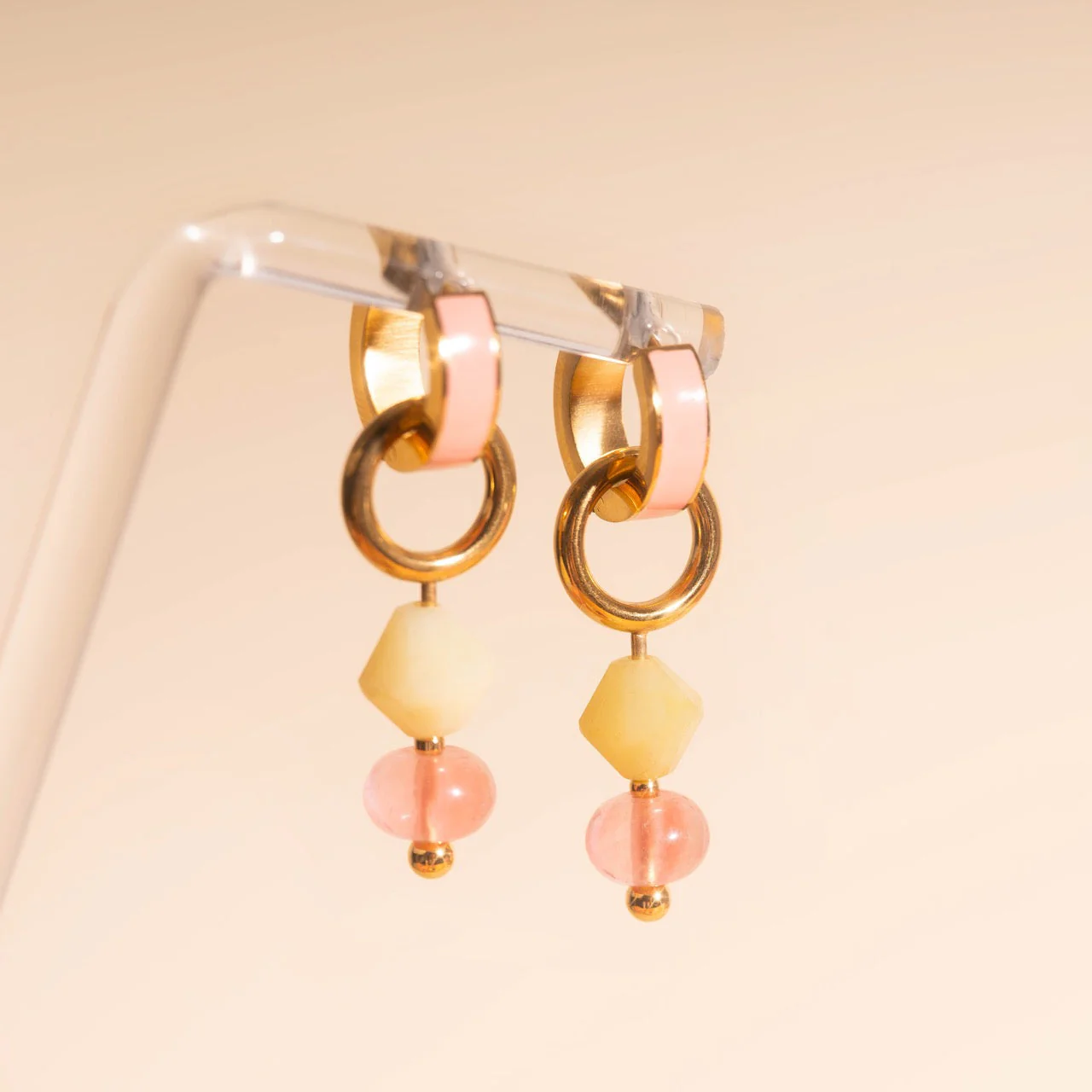 Pink Lemonade Huggie Hoop Charms - Image 8