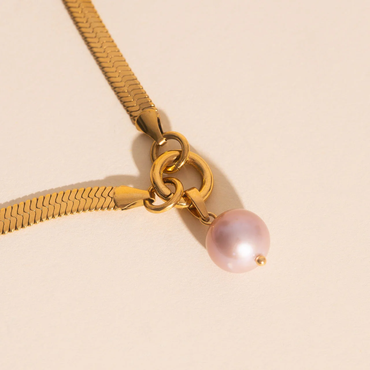 Pink Pearl Necklace Charm - Image 6