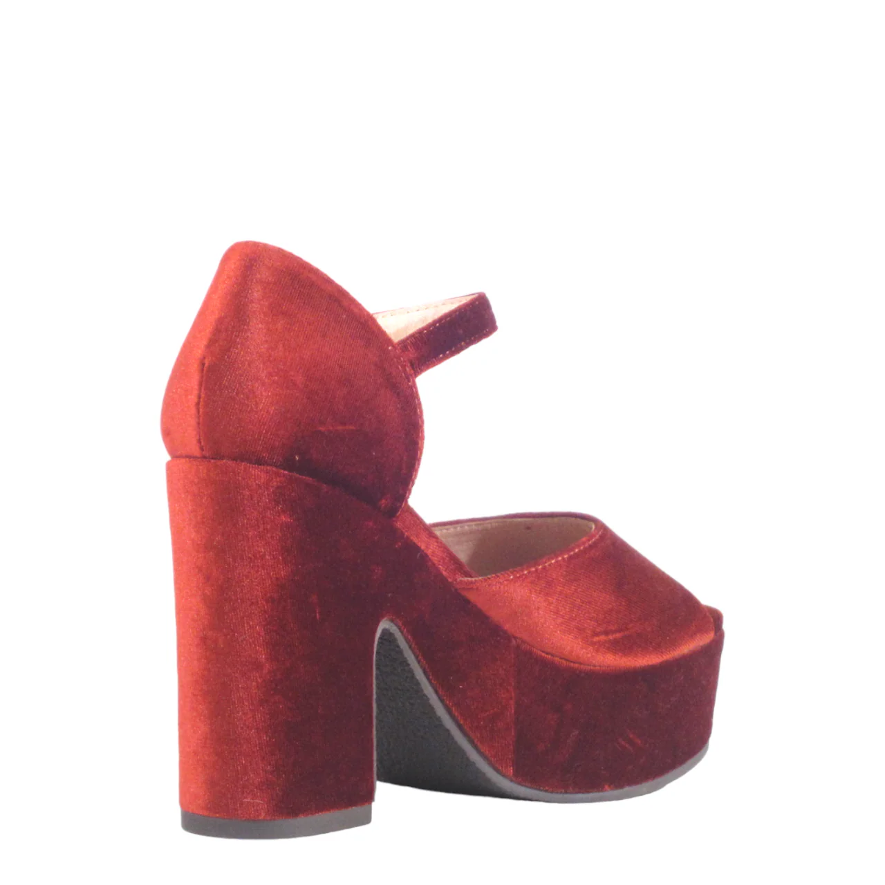 Quill Velvet Platform Heels - Image 6