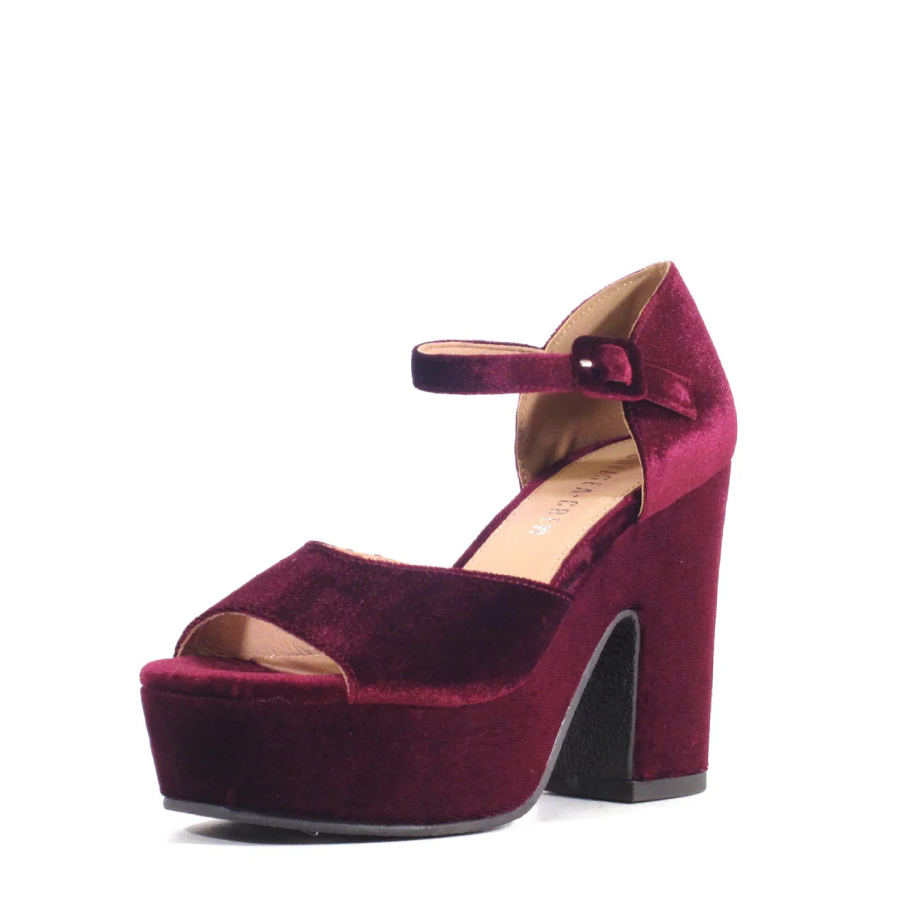Quill Velvet Platform Heels - Image 8