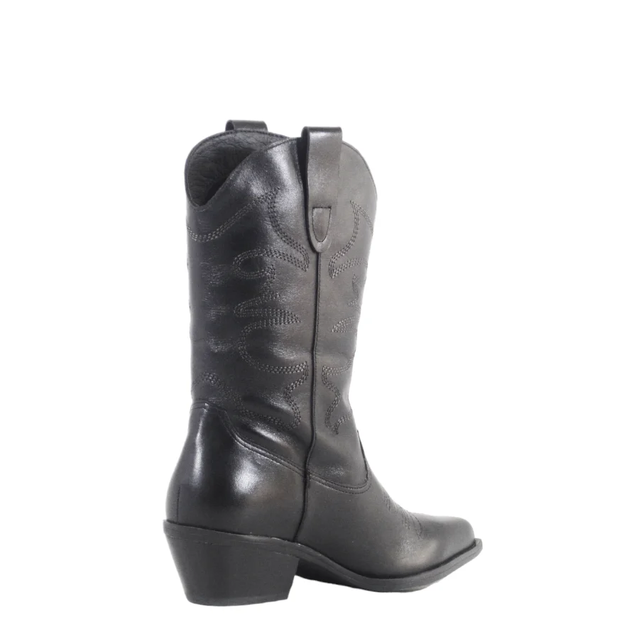 Racketeer Leather Cowboy Boots - Image 5