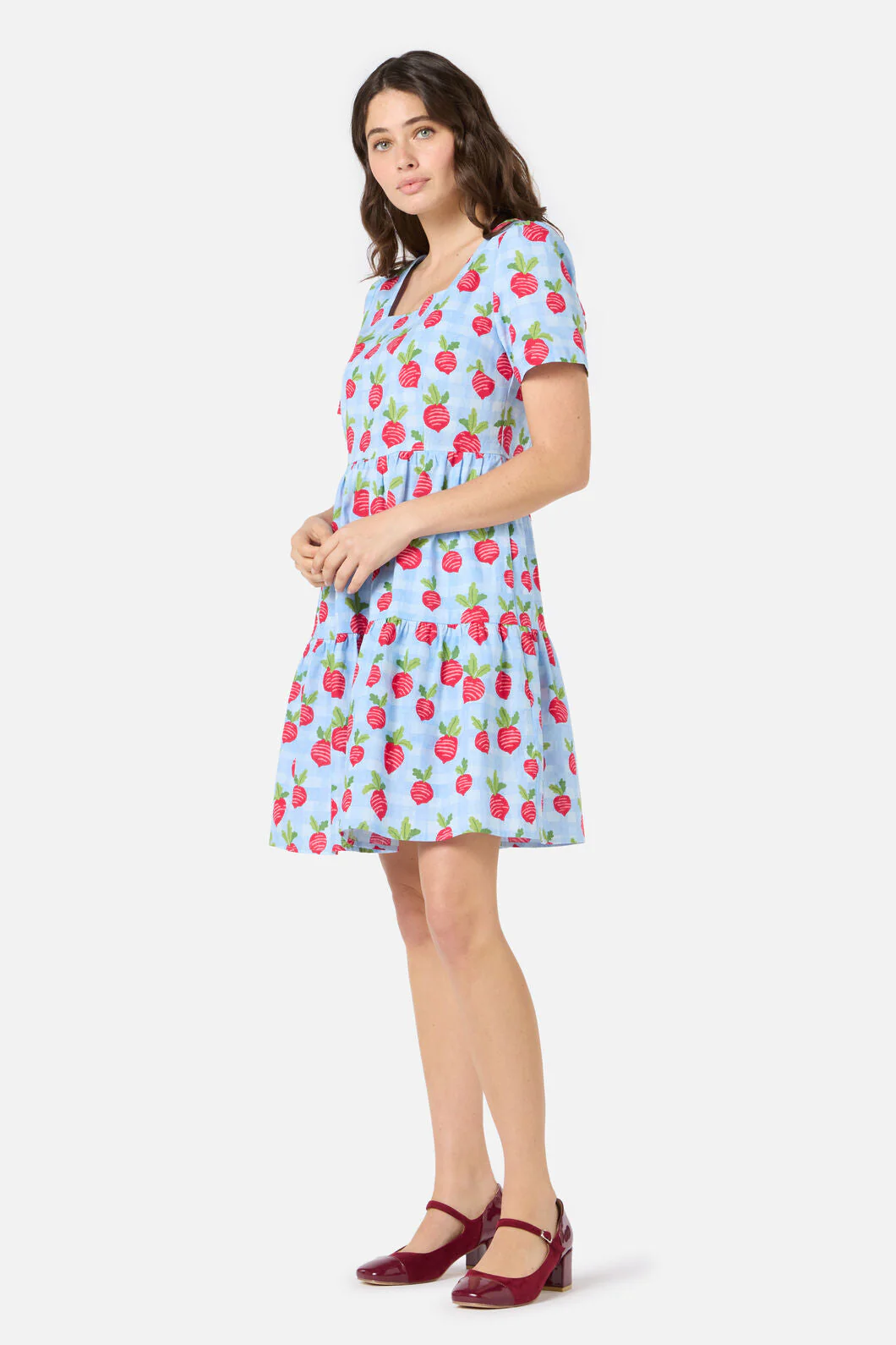 Radish Picnic Smock Dress - Image 5