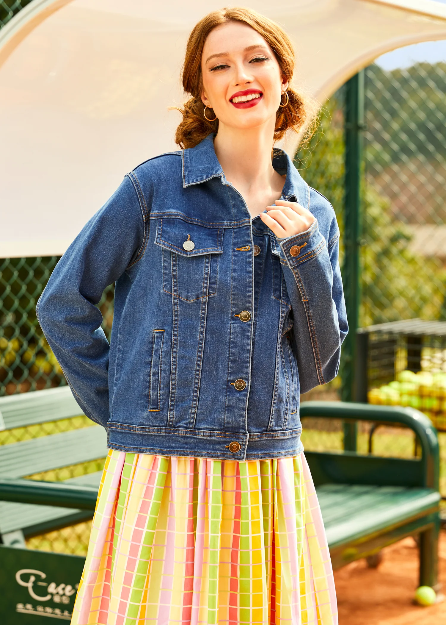 Over the Rainbow Denim Jacket - Image 8