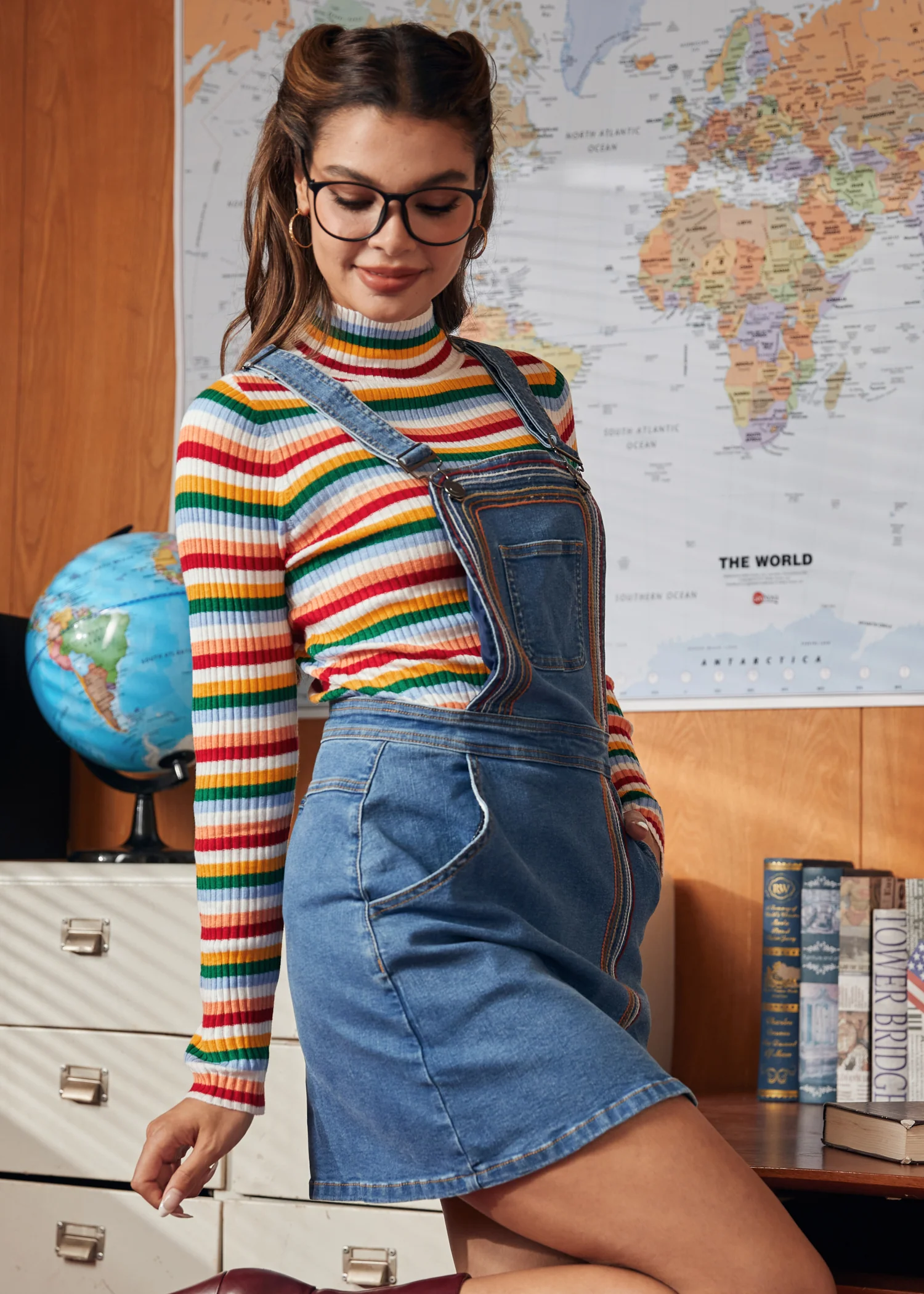 A Posh Picnic Denim Overall Jumper - Image 6