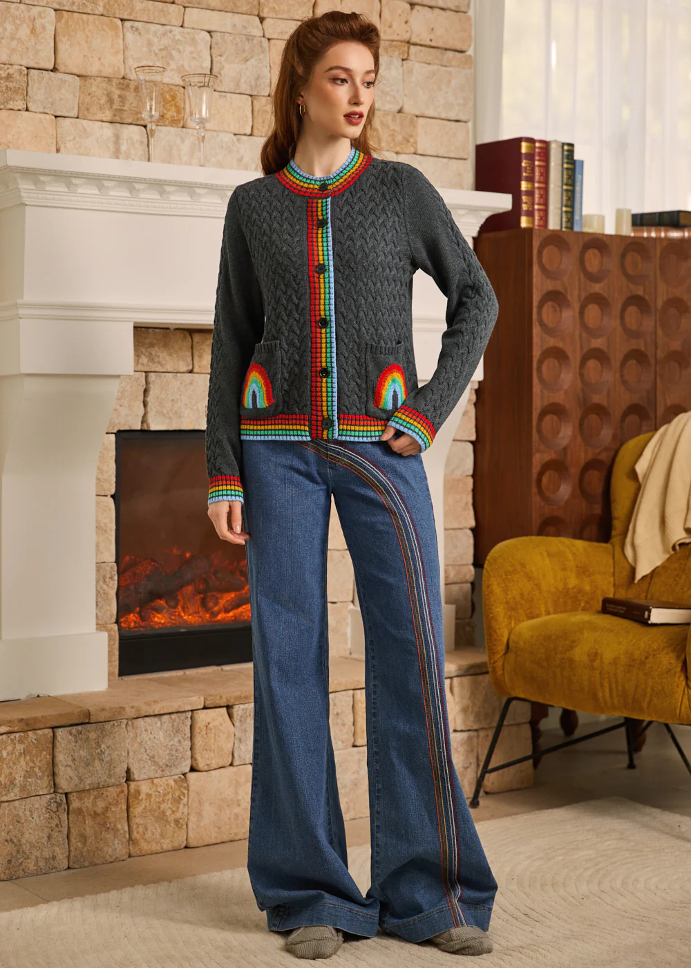 Twist & Shout Cable Cardigan - Image 4