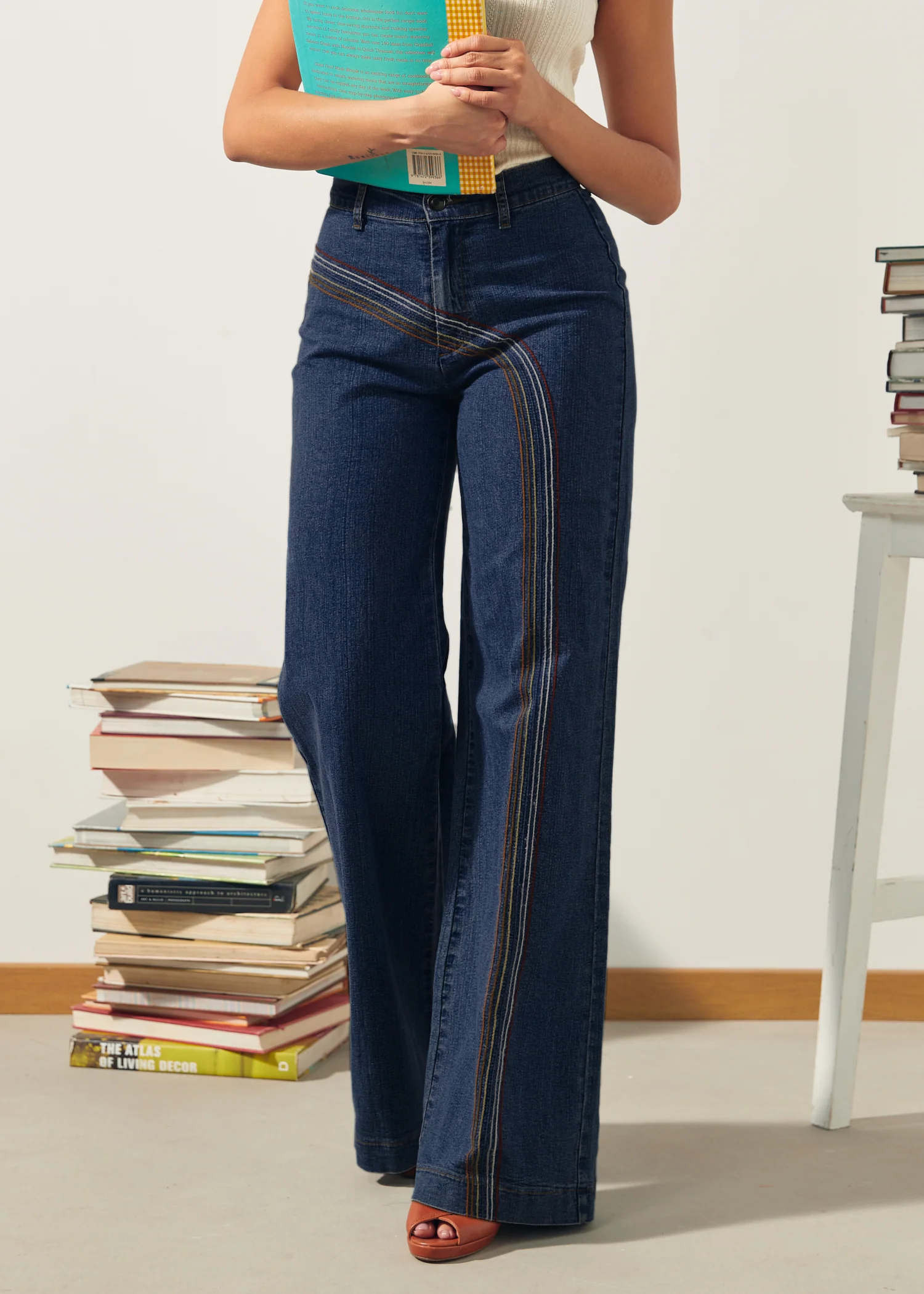 Rainbow With Me Wide-Leg Jeans - Image 6