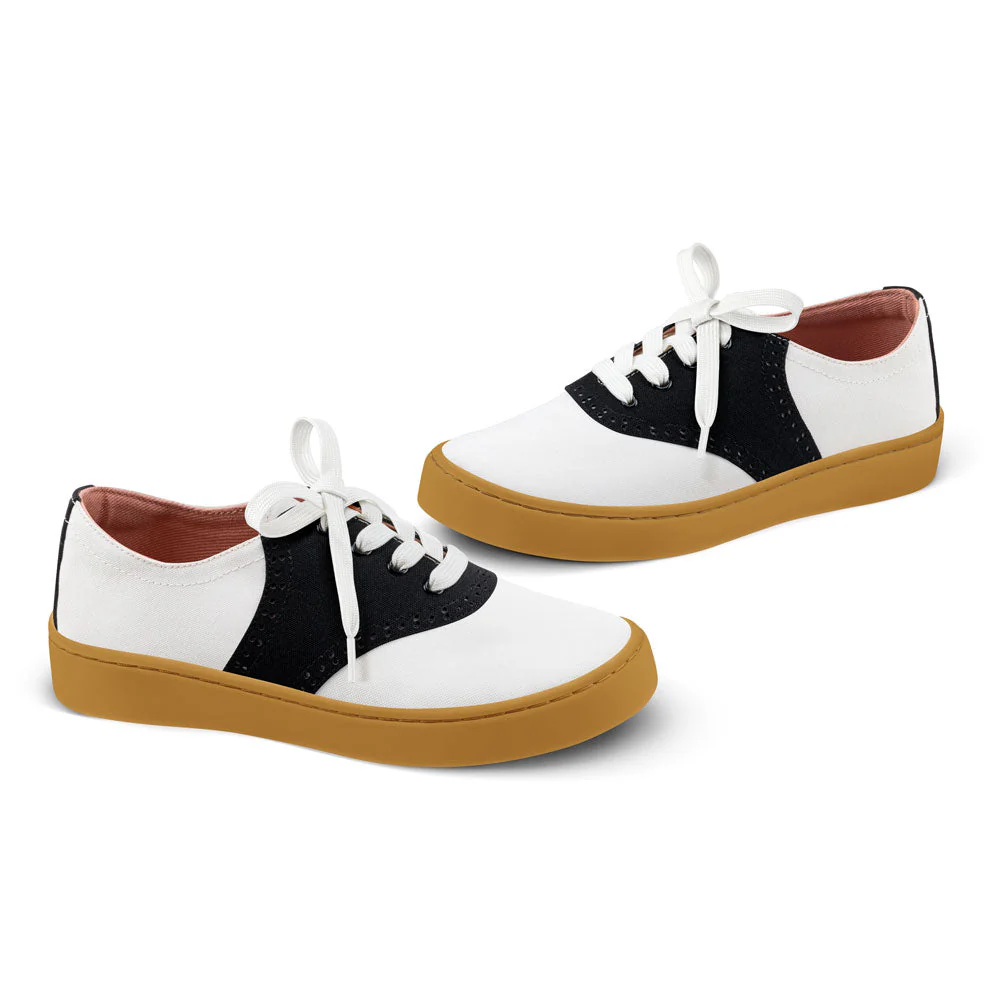Saddle Casual Sneaker - Black - Image 3