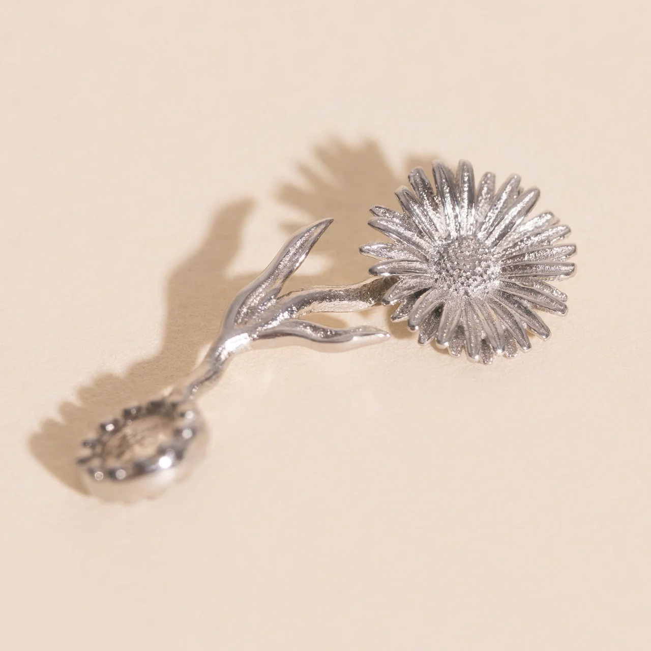 September Aster Birth Flower Necklace Charm - Image 4