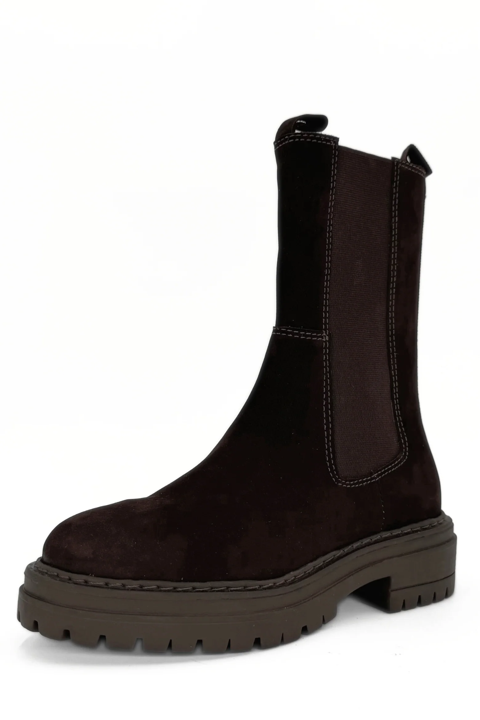 Sherry Nubuck Lugsole Booties - Image 3