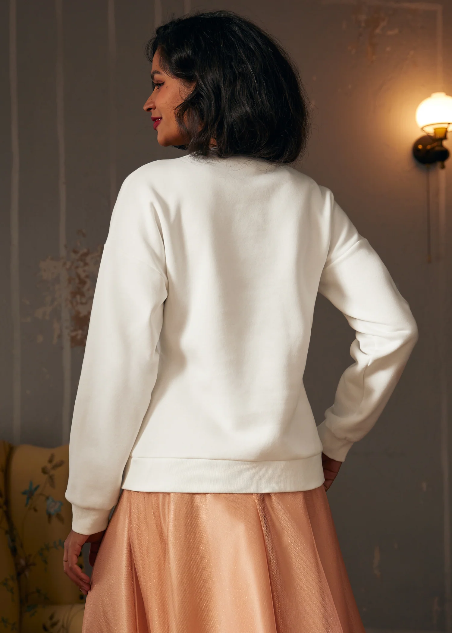 Winter's Whisper Snowflake Sweatshirt - Image 5