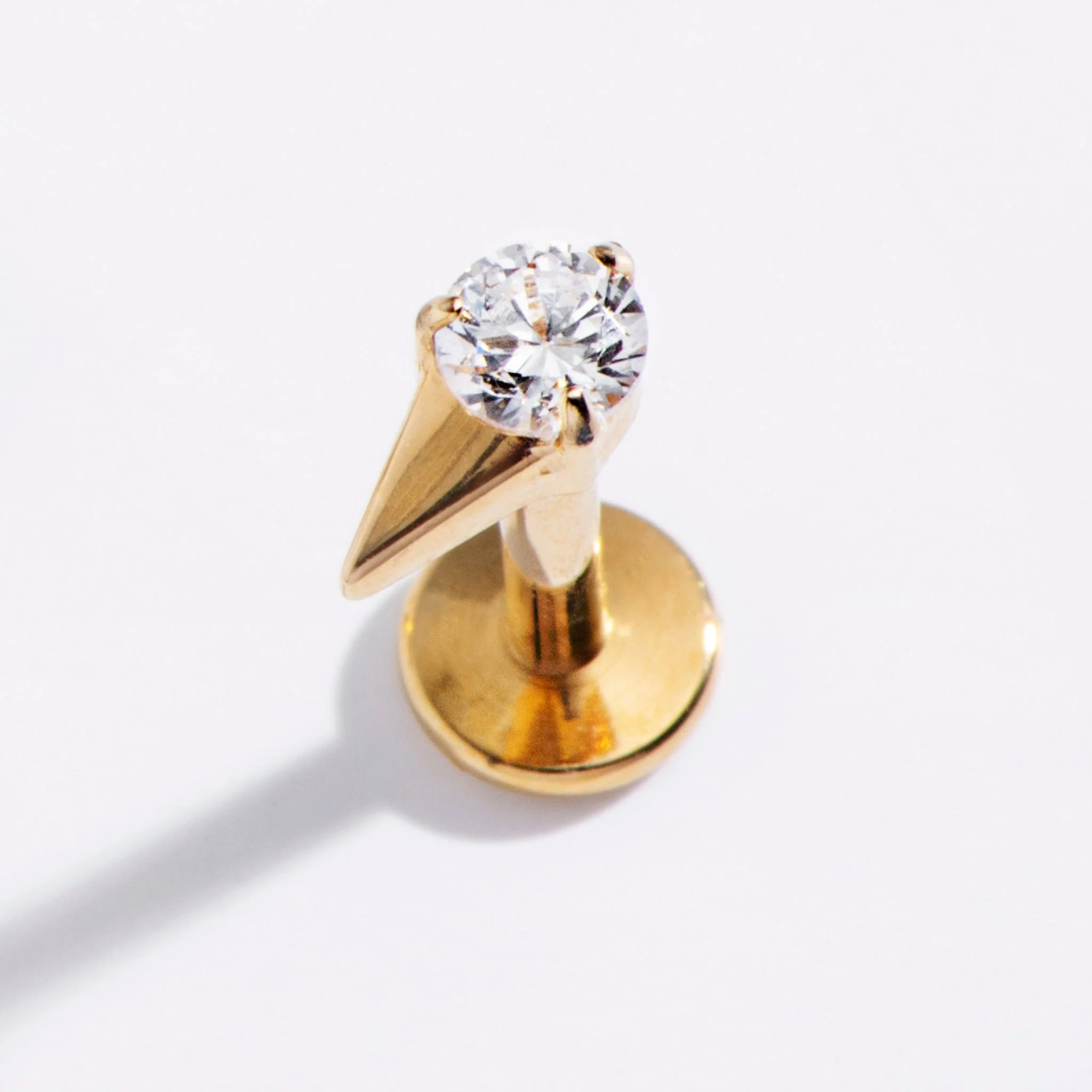 Spike CZ Flat Back Studs - Image 4