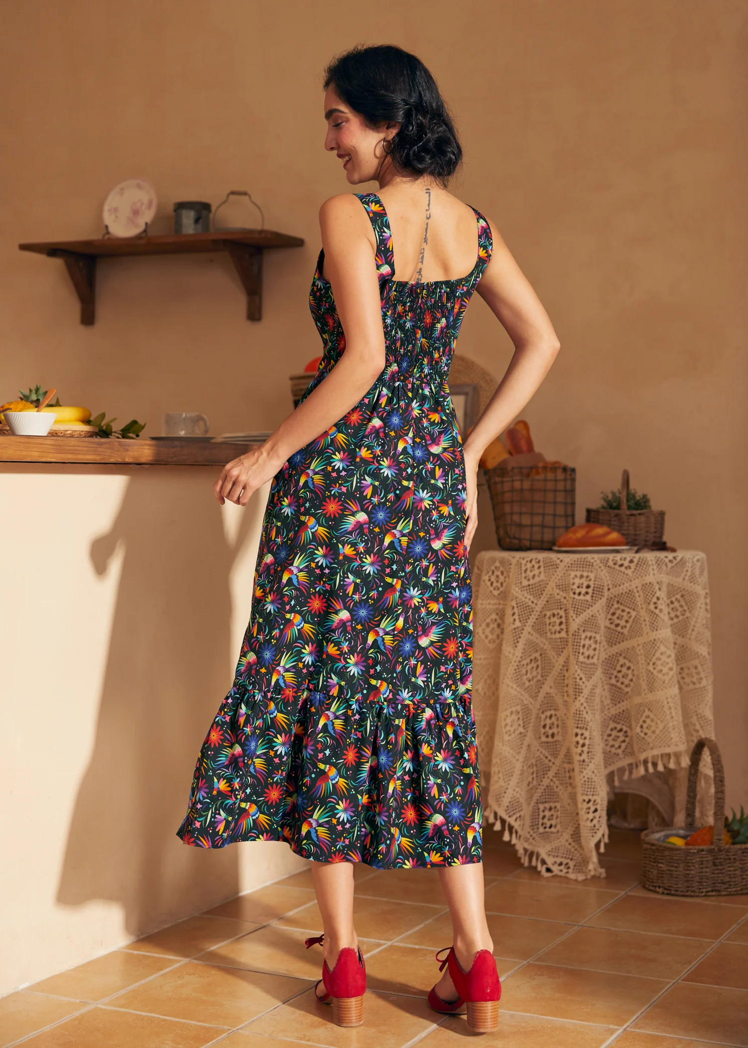 Riviera Stroll Midi Dress - Image 5