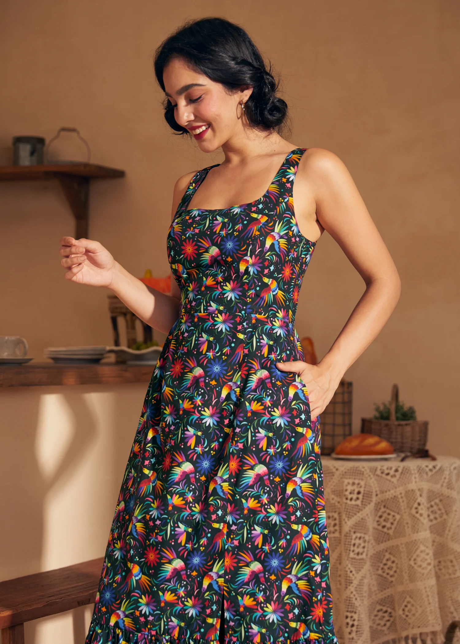 Riviera Stroll Midi Dress - Image 7