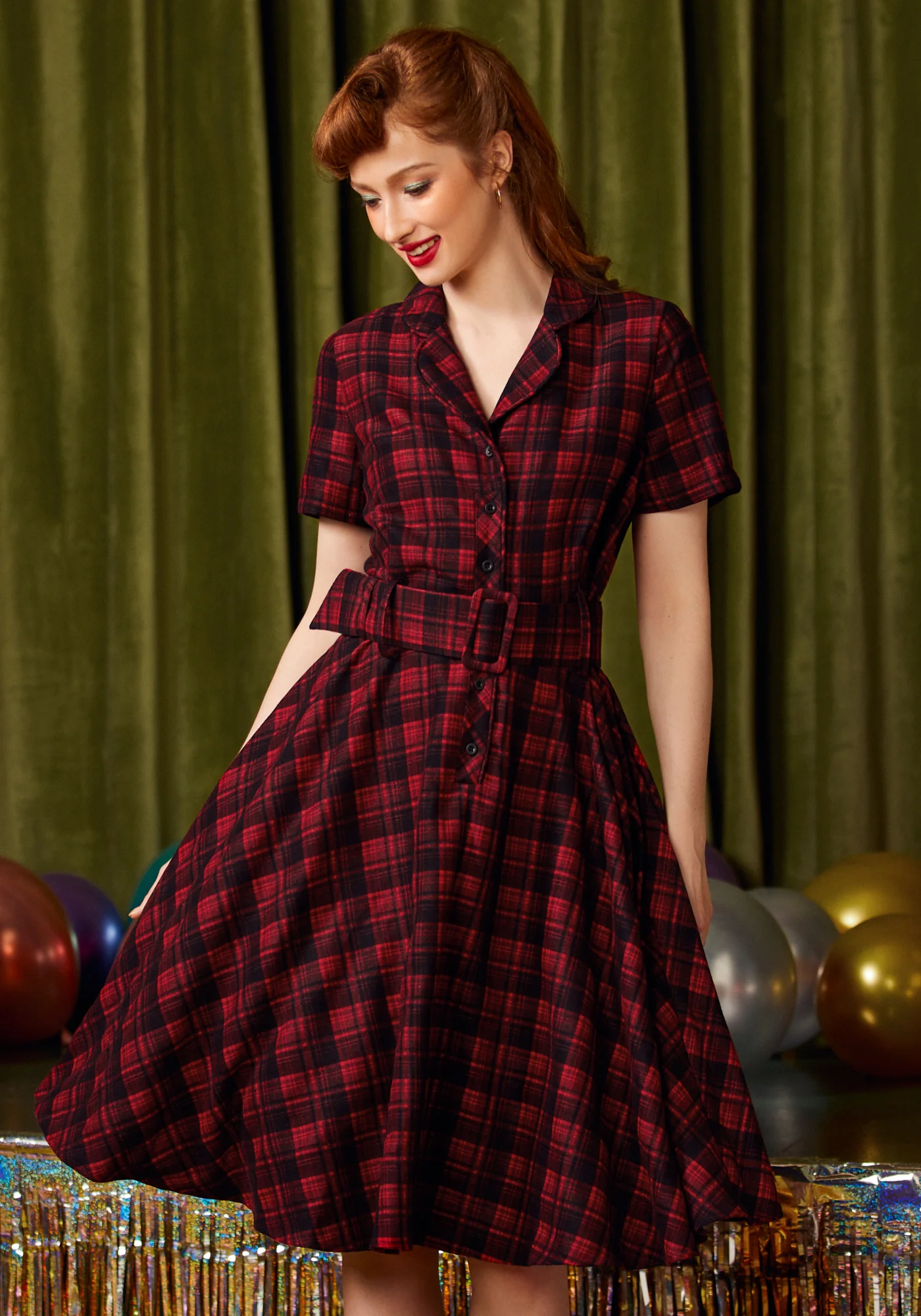 Rustic Elegance Casual Dress - Image 3