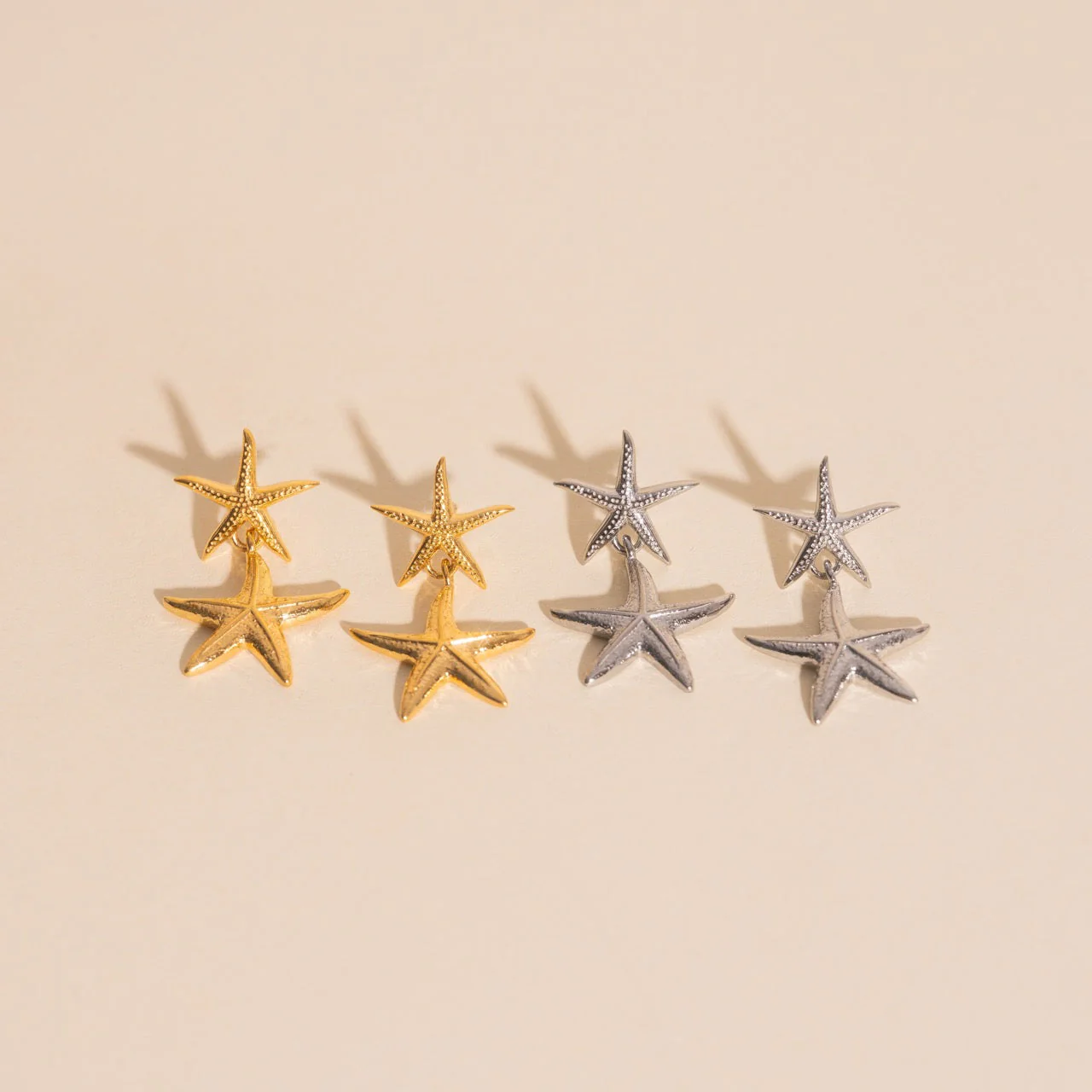 Starfish Dangle Stud Earrings - Image 9