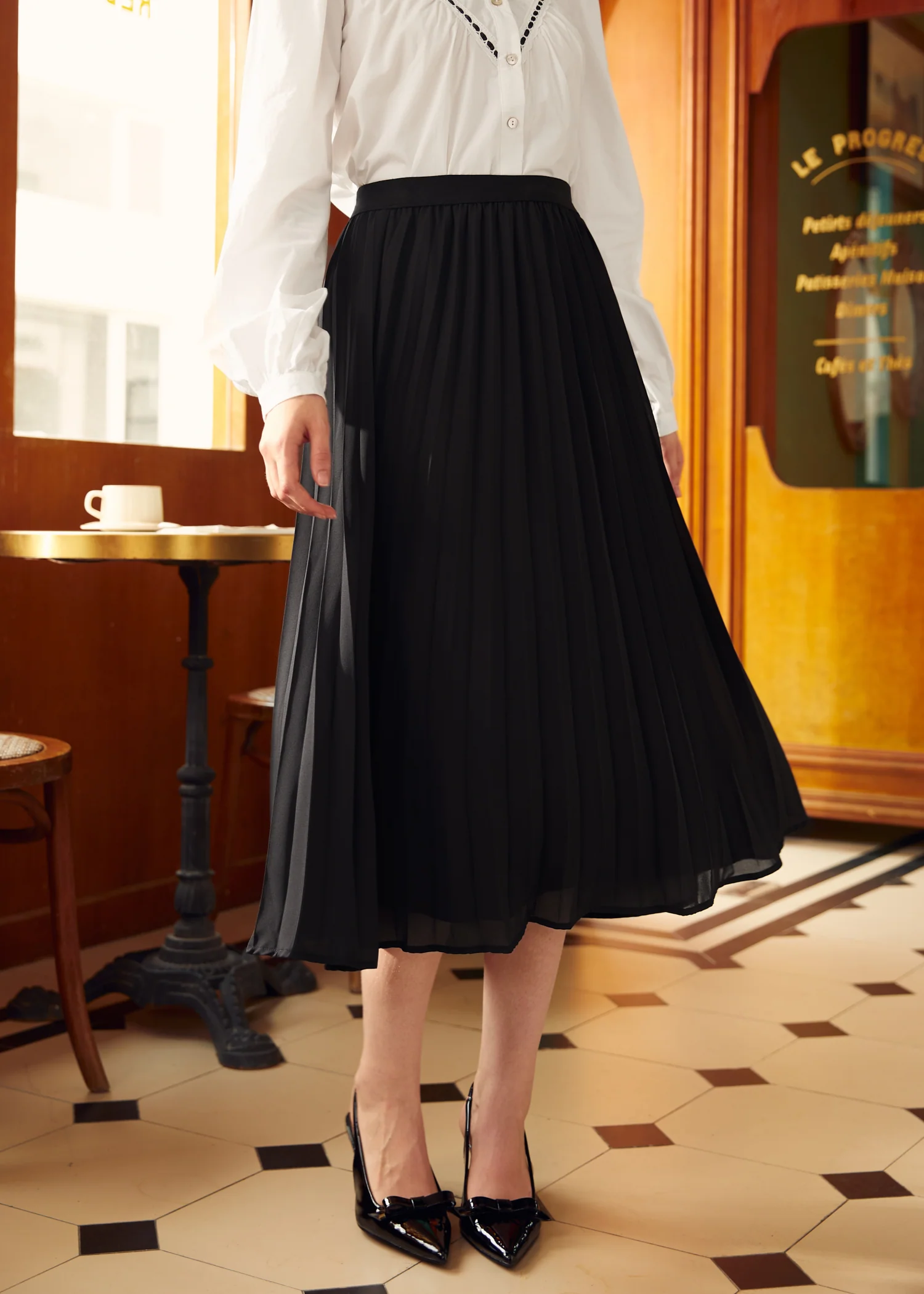 Studio 54 Pleated Midi Skirt - Image 2