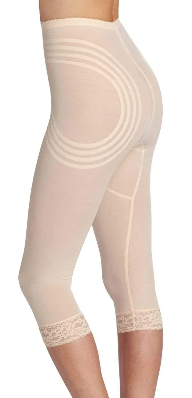 Breathable Waistline Capri Pant Liner | Power Mesh Fabric | Firm to Extra Firm Support | Style 6269 - Image 10