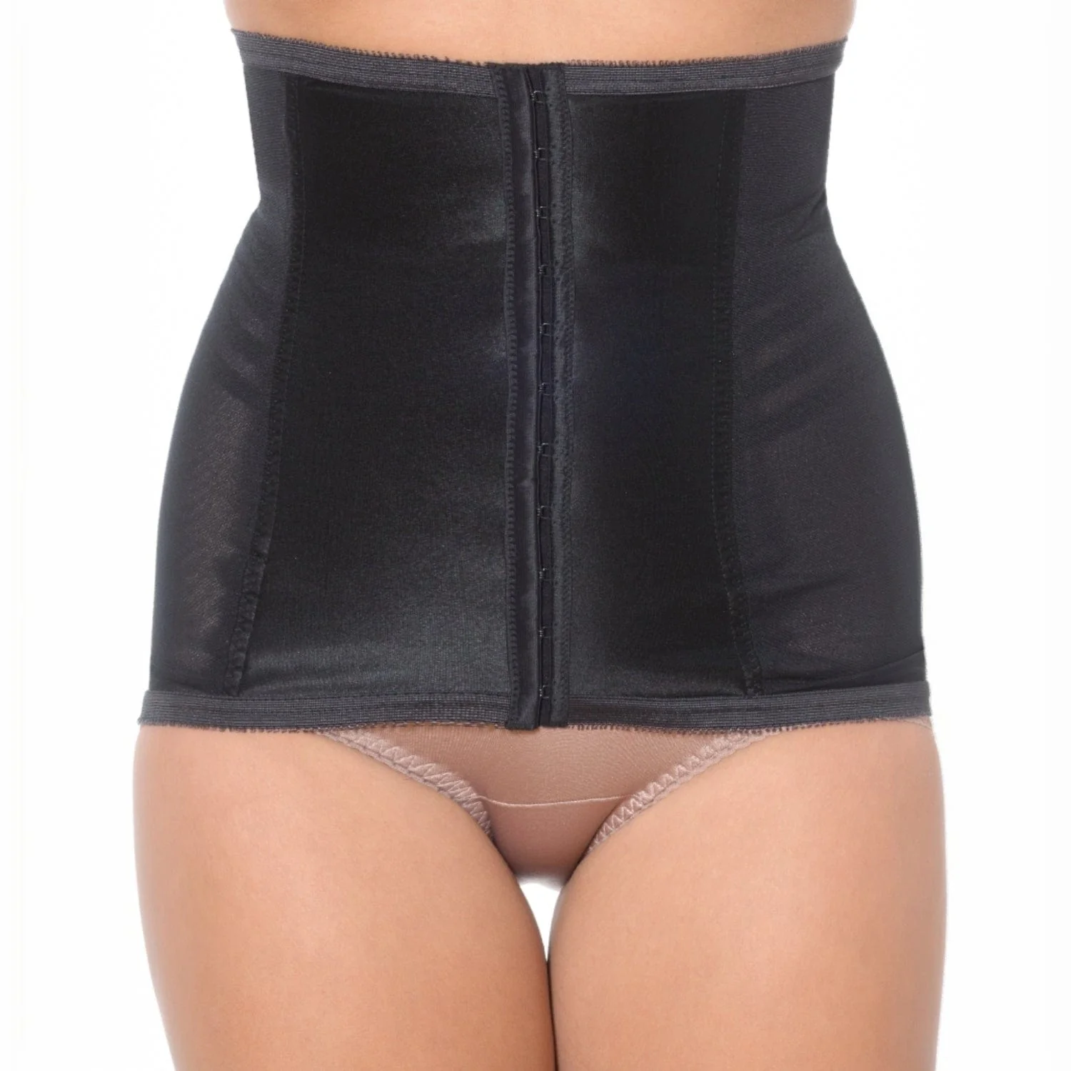 Shapette Powermesh Satin Panel Waist Cincher | Style 821 - Image 12