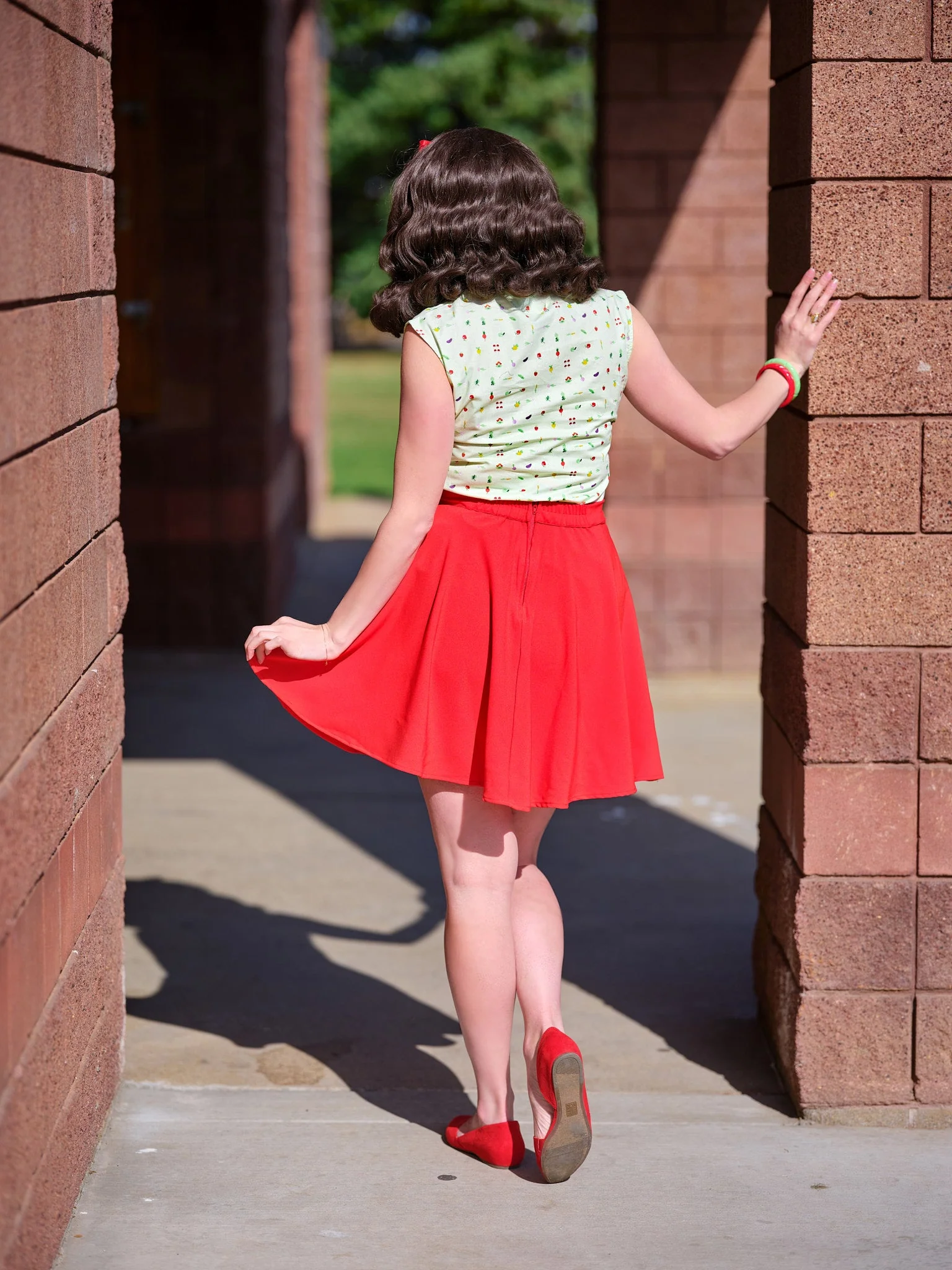 Tomato Skater Skirt - Image 2