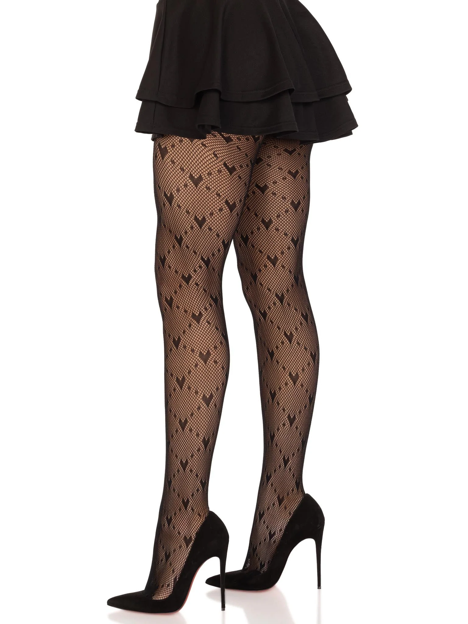 Valentina Heart Net Tights - Image 7