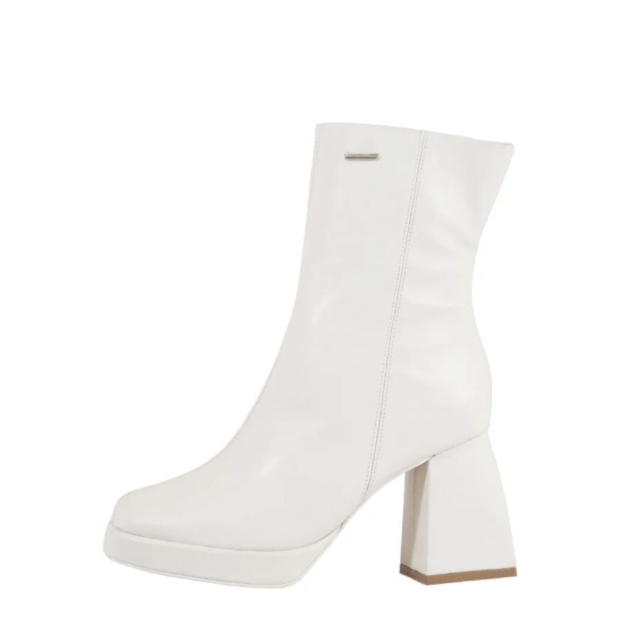 Valerie Molded Leather Booties - Image 3
