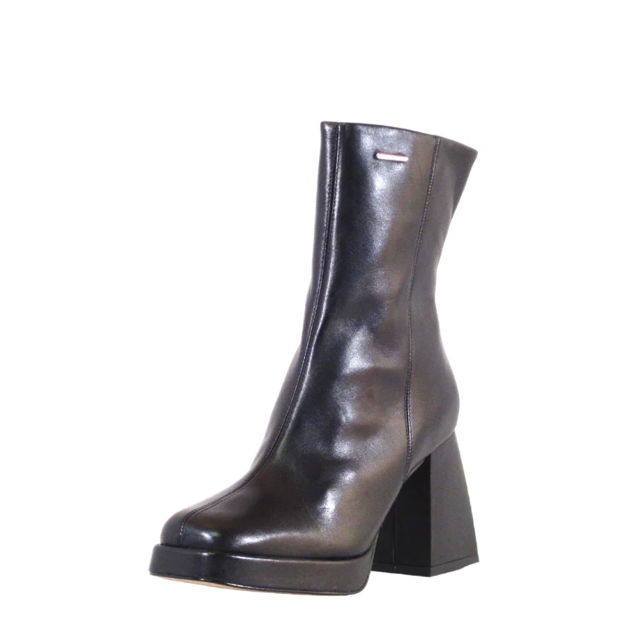 Valerie Molded Leather Booties - Image 7
