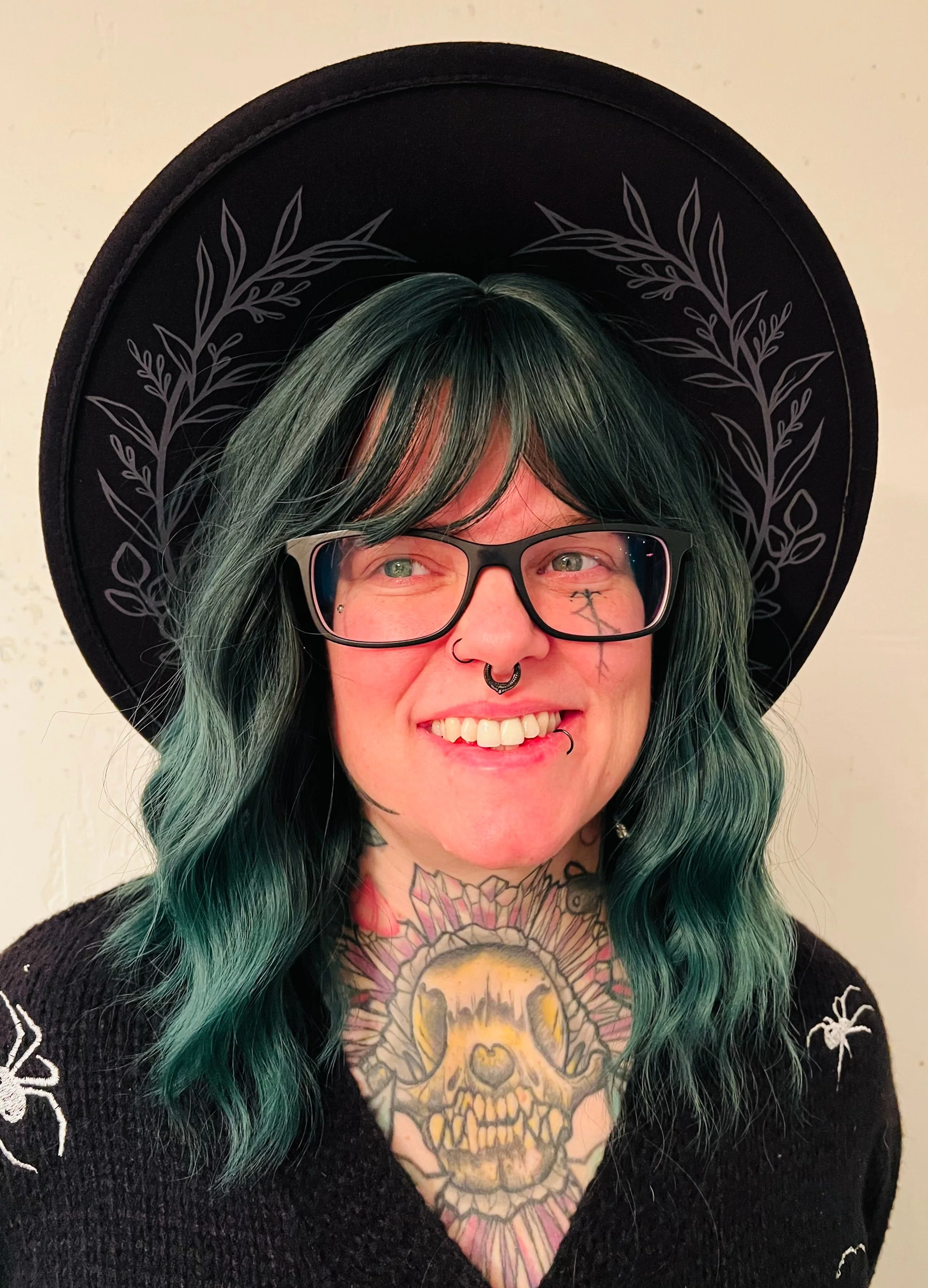 Vegan Felt Hat - XL Brim - Fern Crown - Image 2