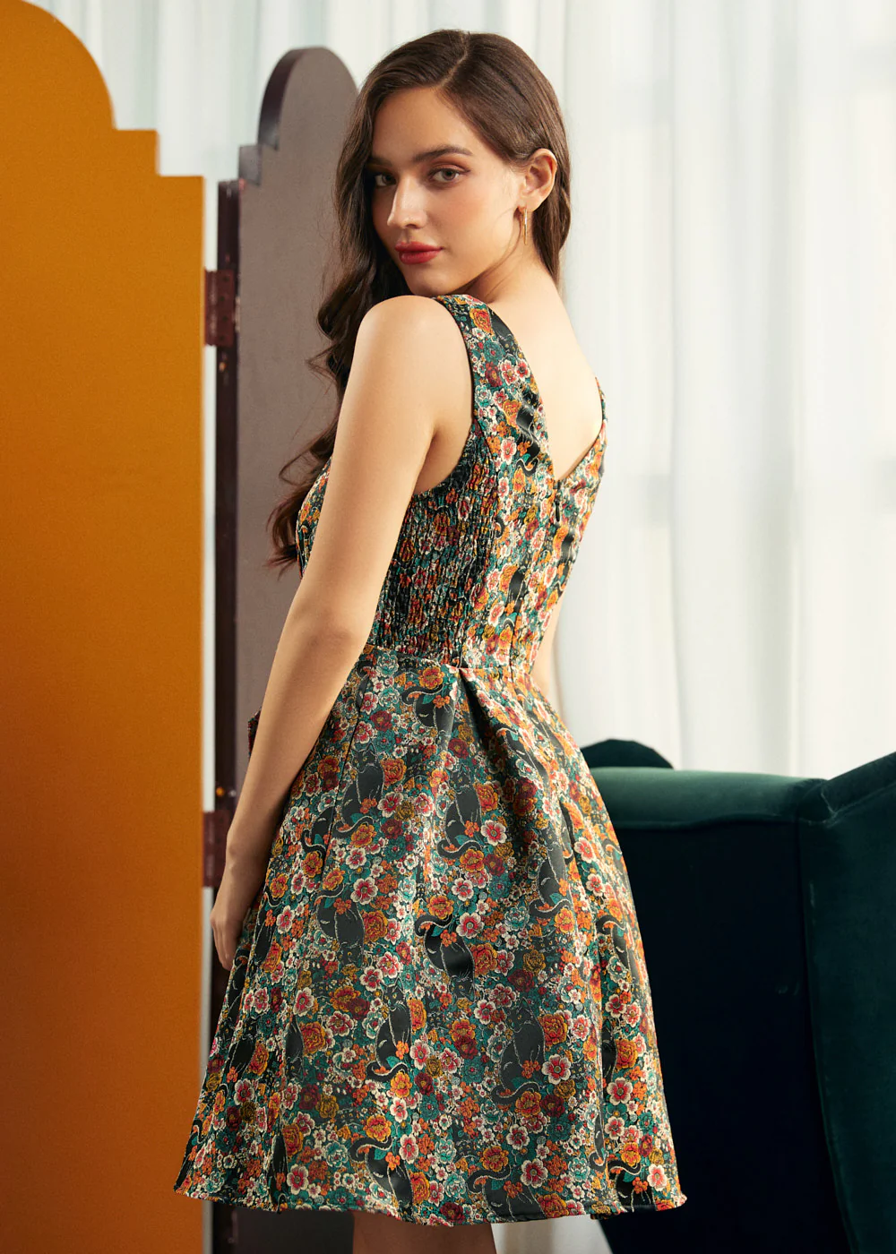 The Purrfectly Poised Fit & Flare Dress - Image 3