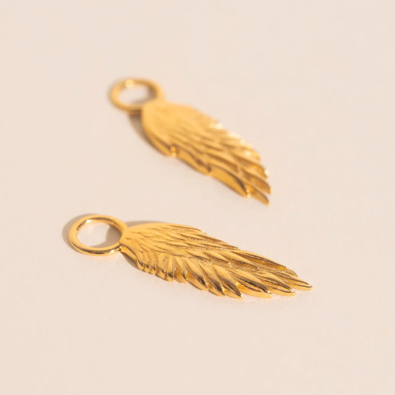 Wing Chunky Huggie Hoop Charms - Image 2