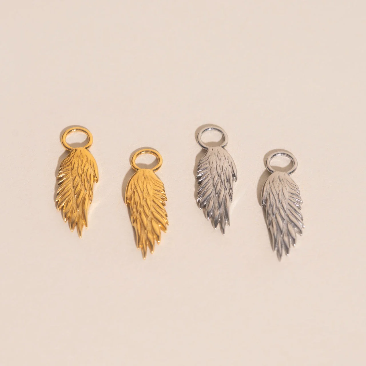 Wing Chunky Huggie Hoop Charms - Image 9