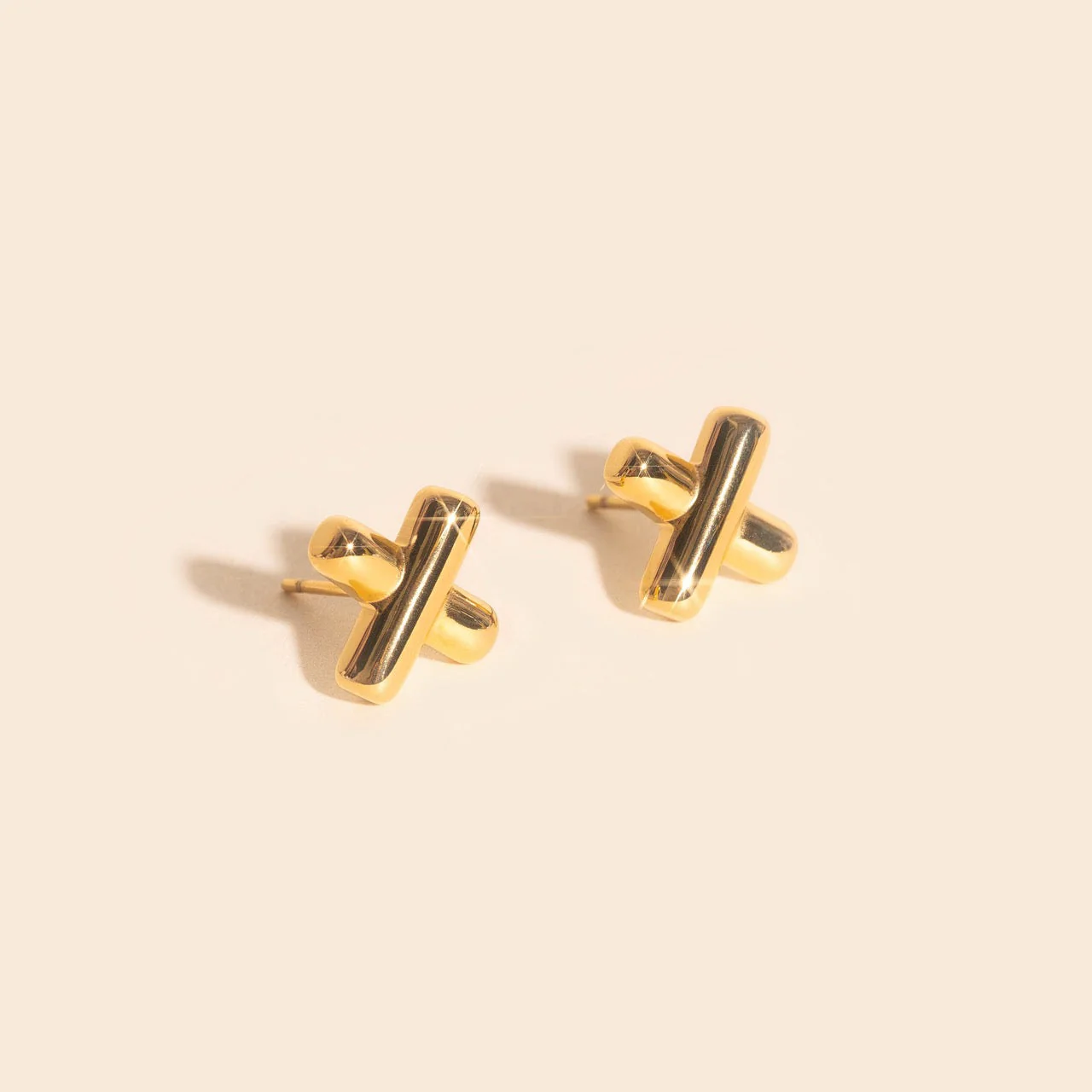 X Stud Earrings - Image 4